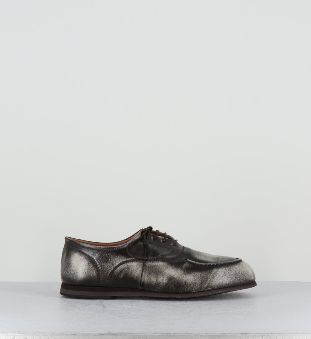 chaussures bateaux à lacet sen cuir anthracite - ESSENTIAL 98010 CALCARE