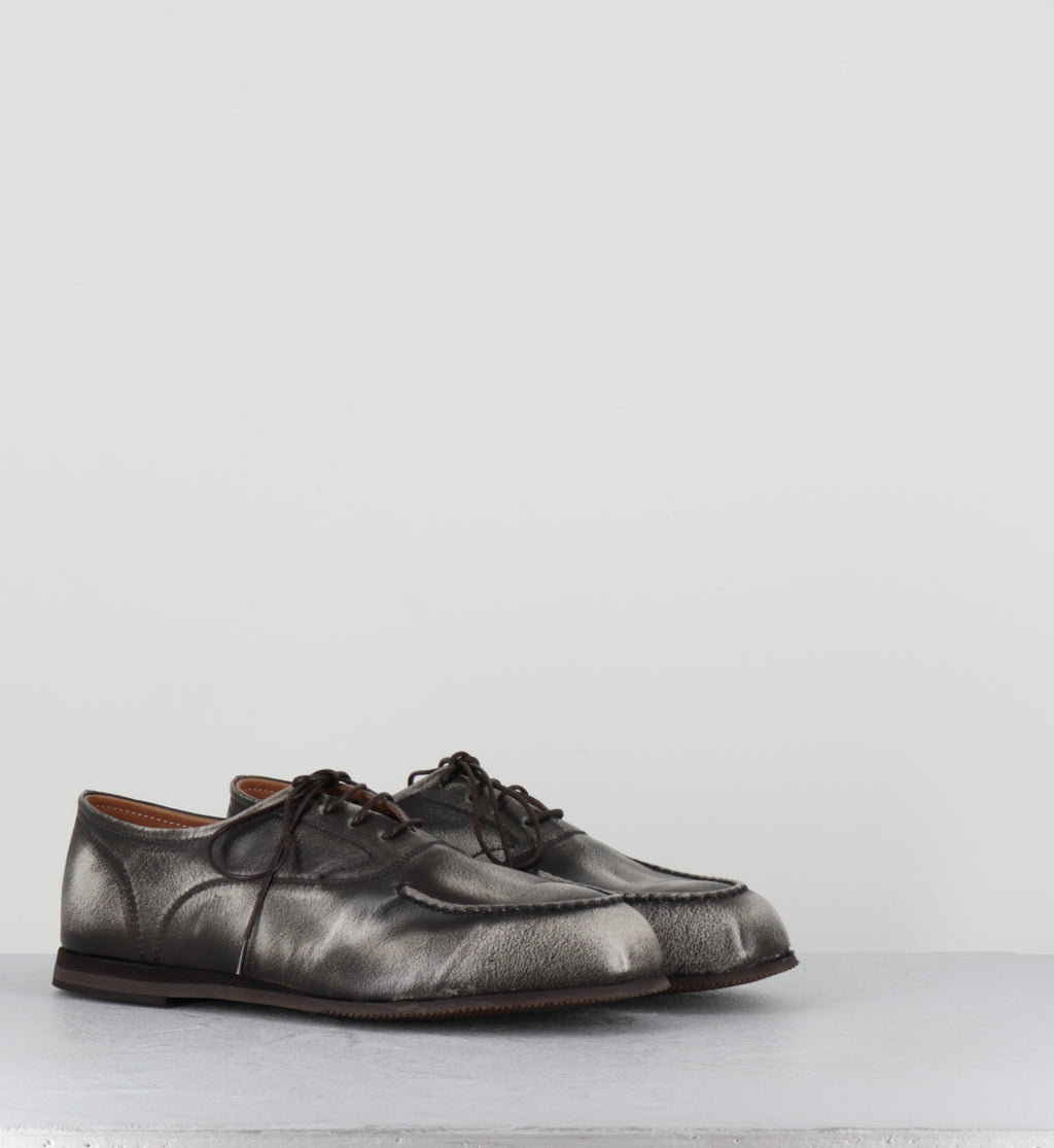 chaussures bateaux à lacet sen cuir anthracite - ESSENTIAL 98010 CALCARE