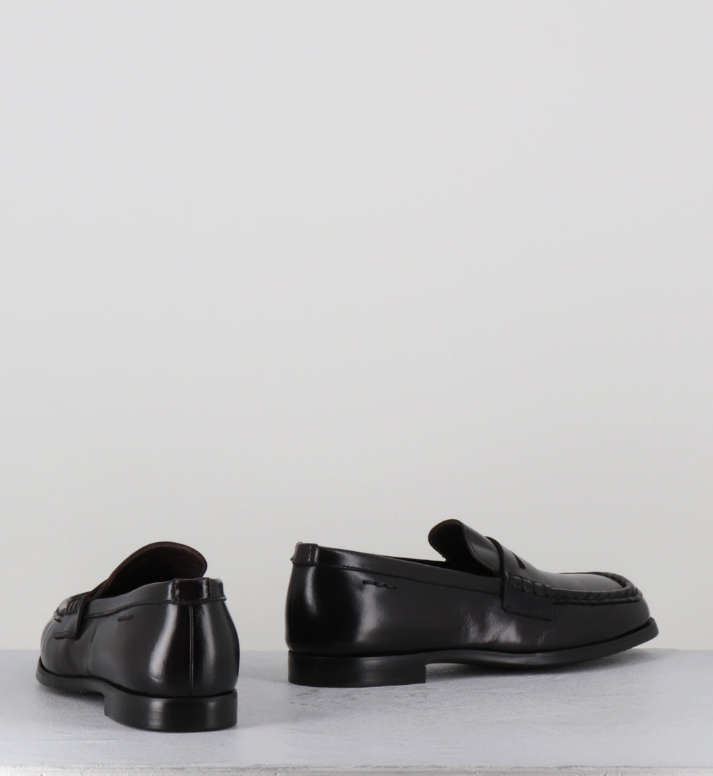 Mocassins en cuir marron - 60270 MISTRAL MOGANO