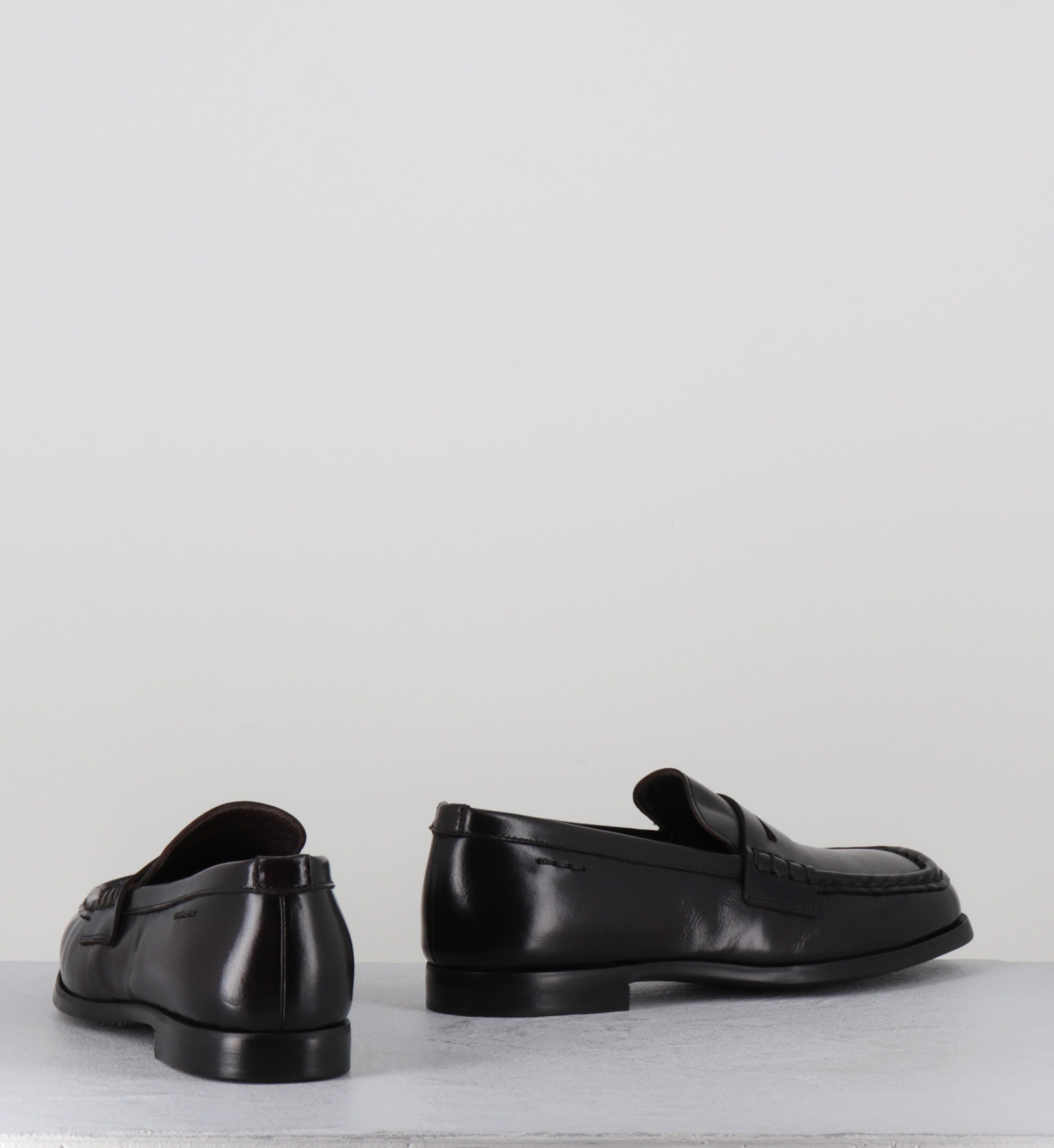 Mocassins en cuir marron - 60270 MISTRAL MOGANO