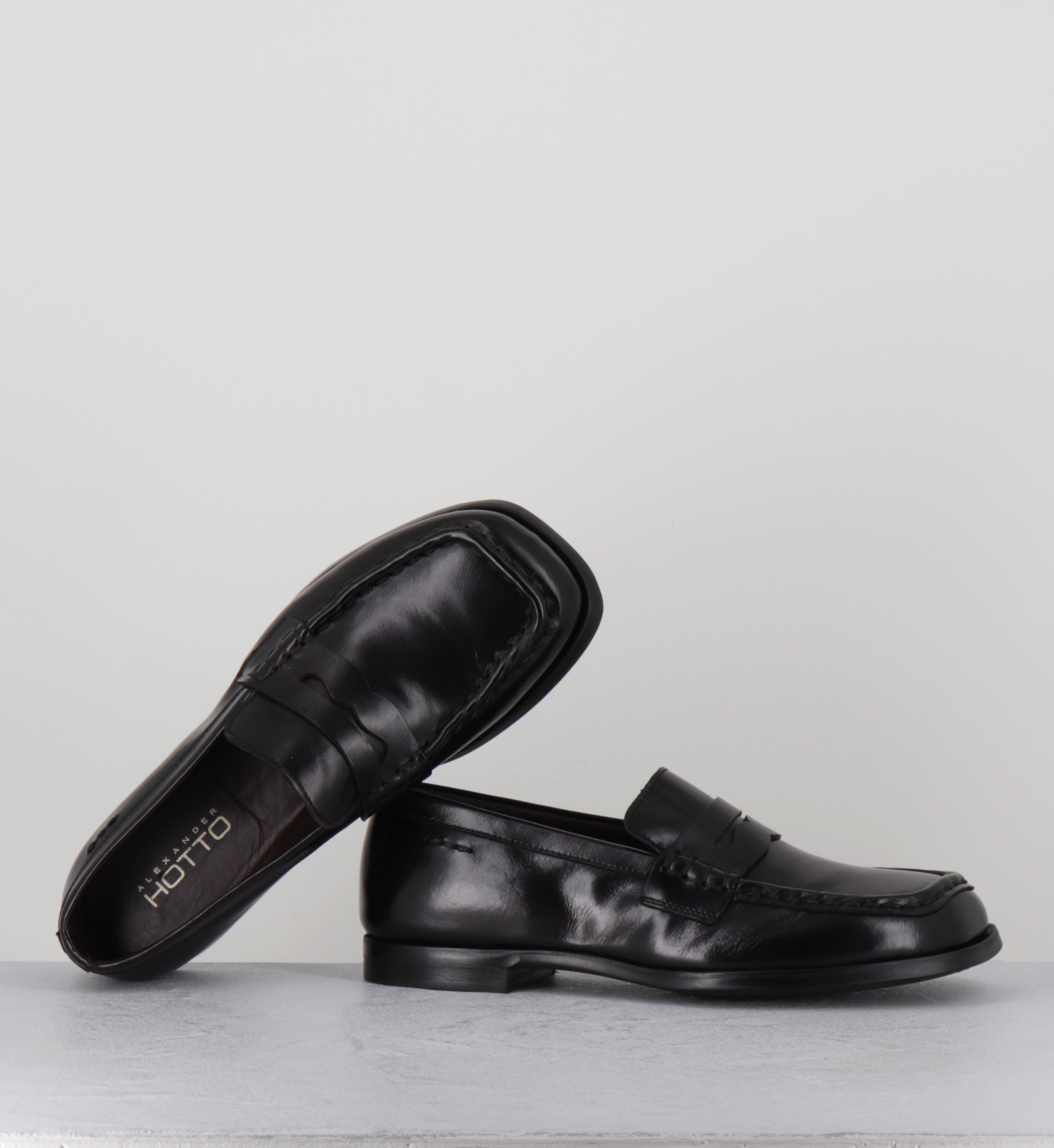 Mocassins en cuir marron - 60270 MISTRAL MOGANO