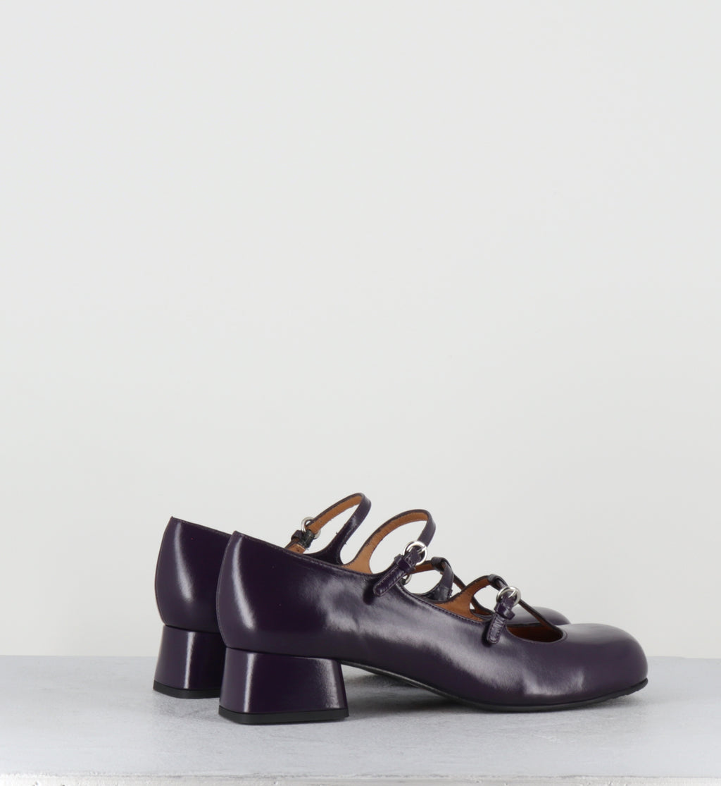 Babies multi-brides en cuir violet - LEXI VIOLA EGIDIO