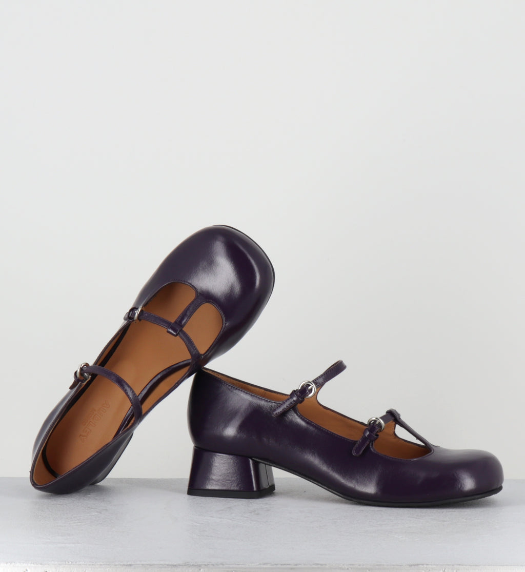 Babies multi-brides en cuir violet - LEXI VIOLA EGIDIO