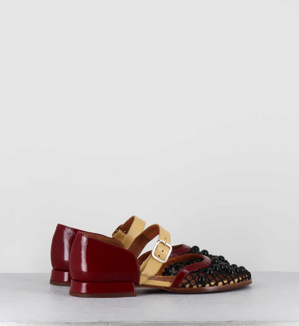 Babies mesh rouge et jaune - FIUFIU MESHBALL NEGRO