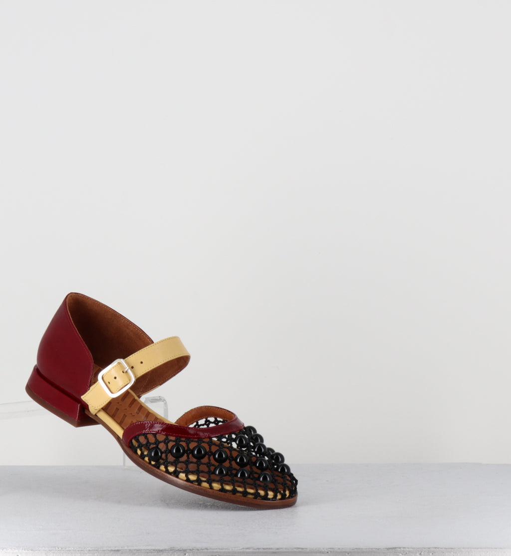 Babies mesh rouge et jaune - FIUFIU MESHBALL NEGRO