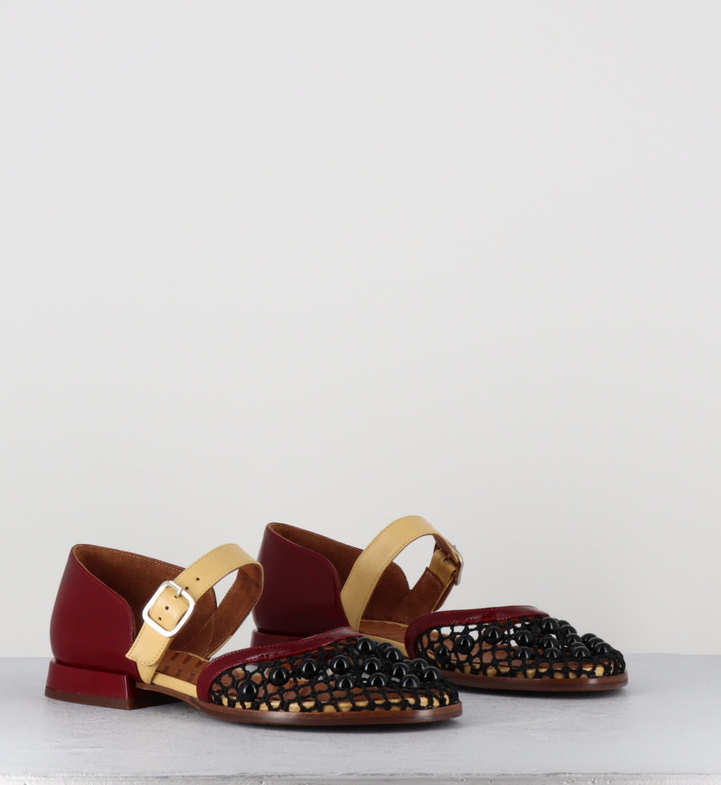 Babies mesh rouge et jaune - FIUFIU MESHBALL NEGRO