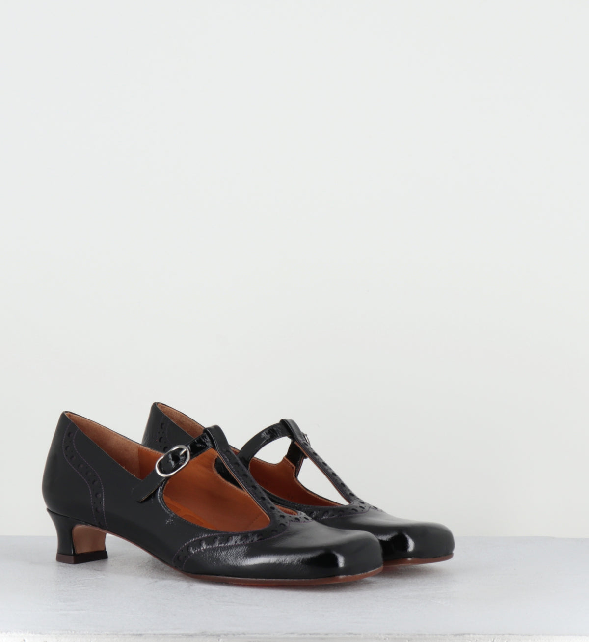 Chaussures Salomé vernis noir - IZAIDA SUCRE NEGRO