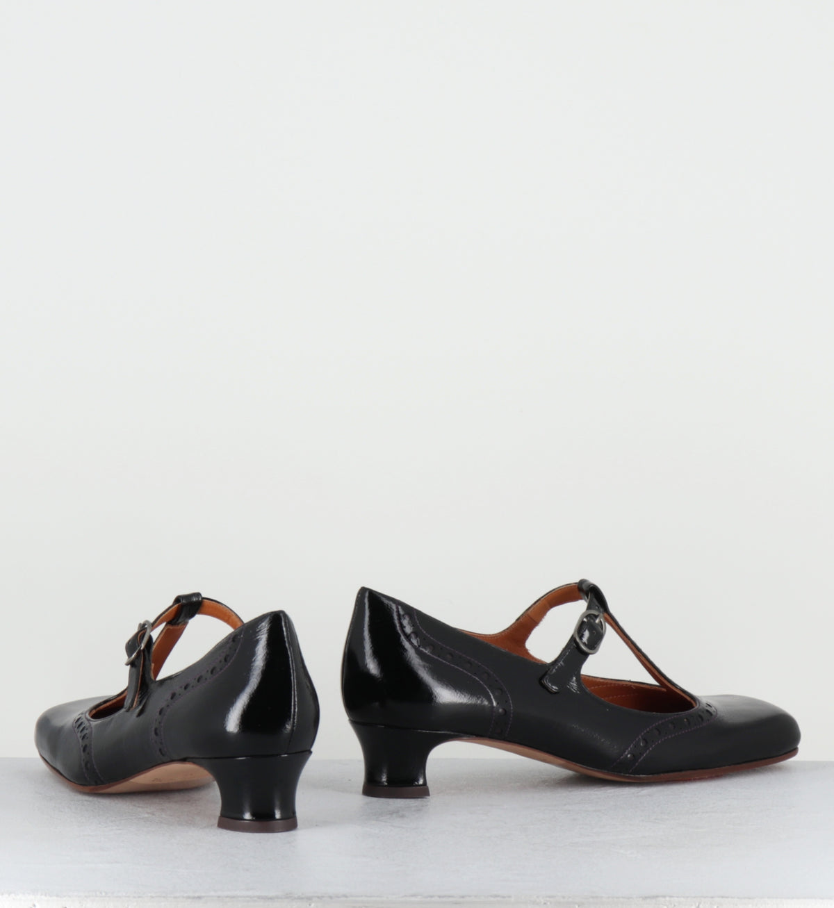 Chaussures Salomé vernis noir - IZAIDA SUCRE NEGRO