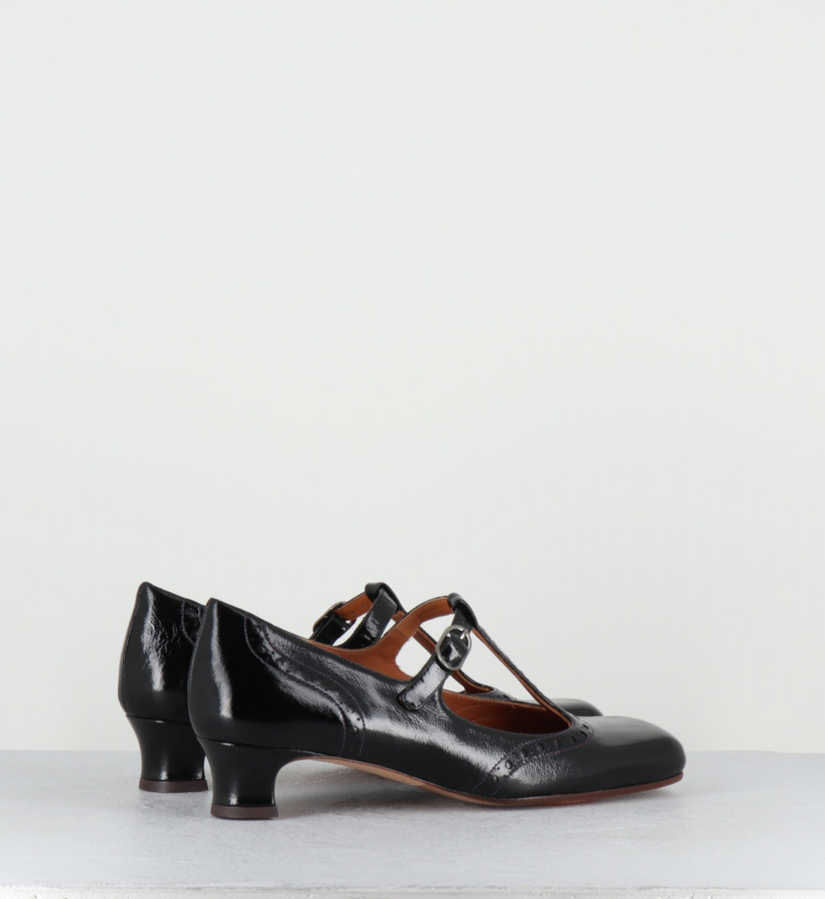 Chaussures Salomé vernis noir - IZAIDA SUCRE NEGRO
