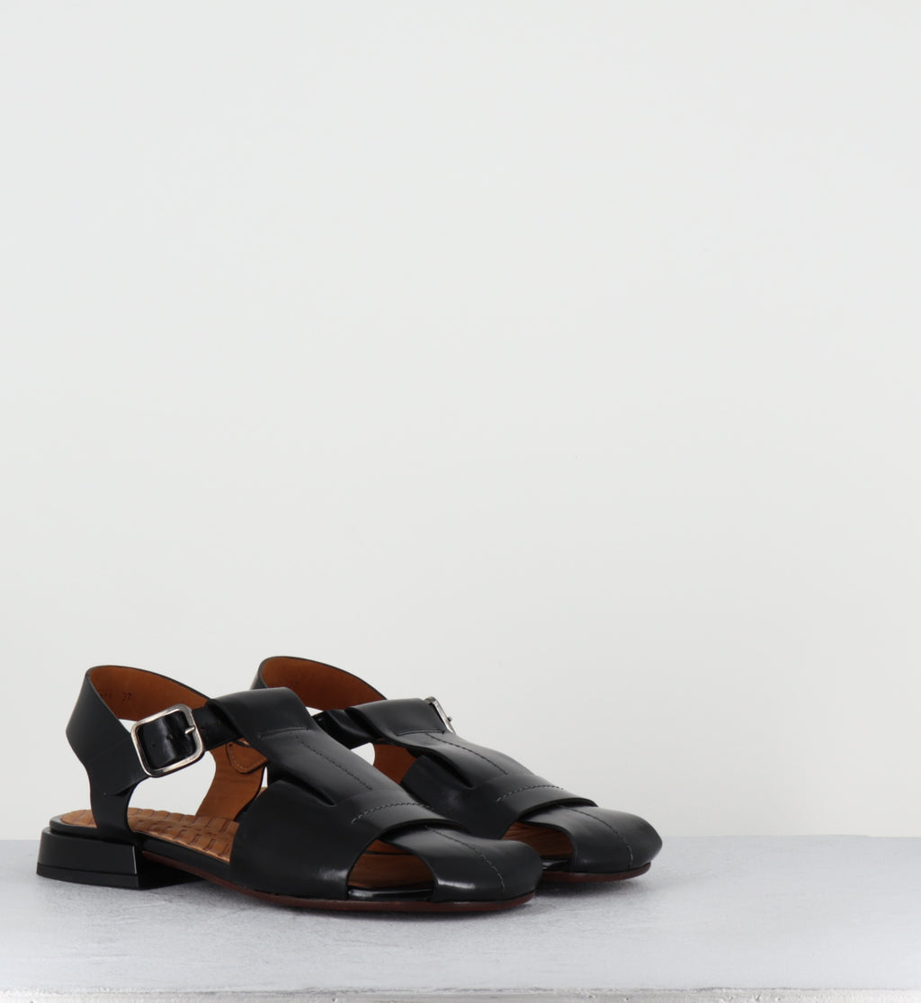 Chaussures méduses en cuir noir - TYCOMAN MACAO NEGRO