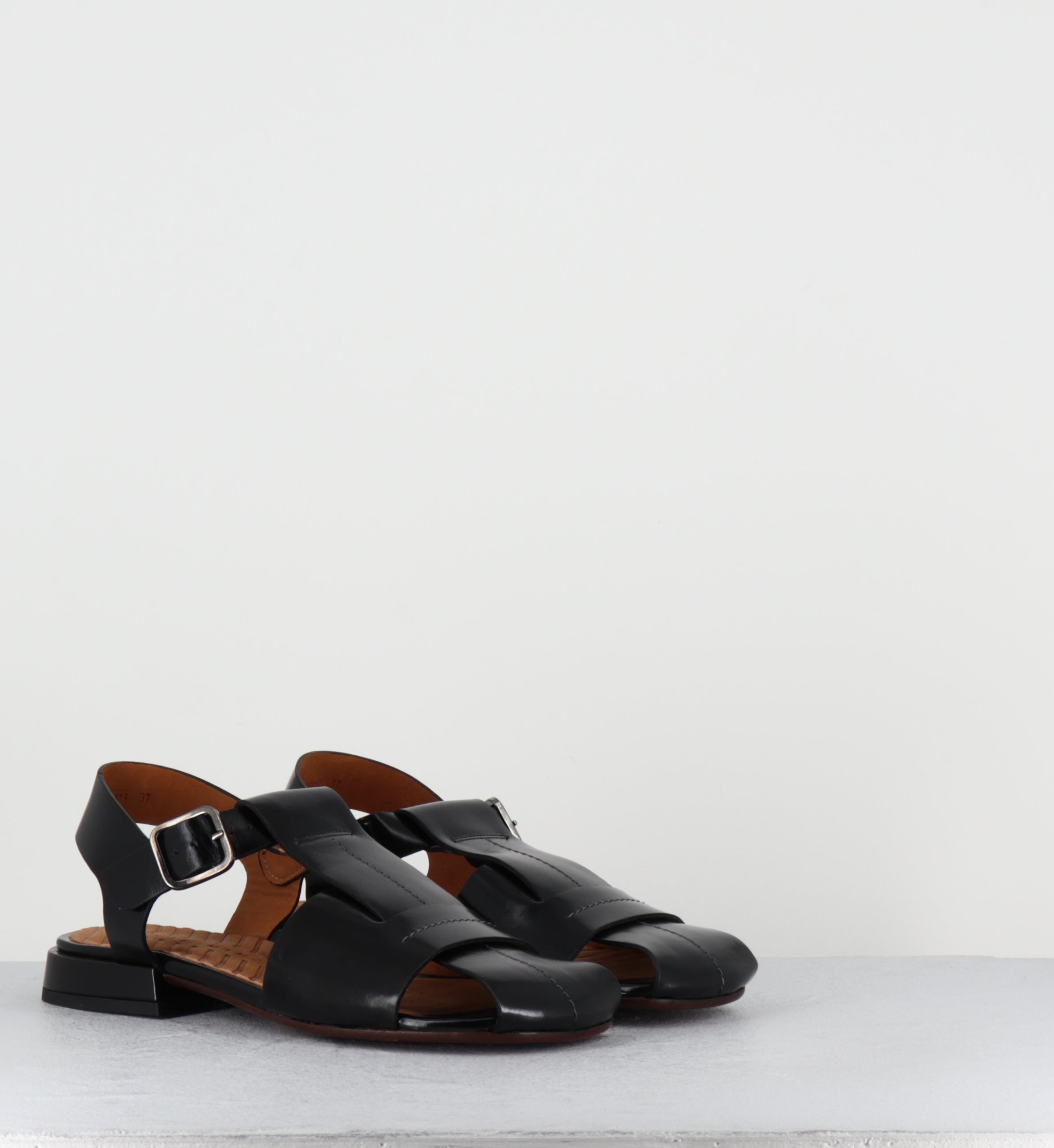 Chaussures méduses en cuir noir - TYCOMAN MACAO NEGRO