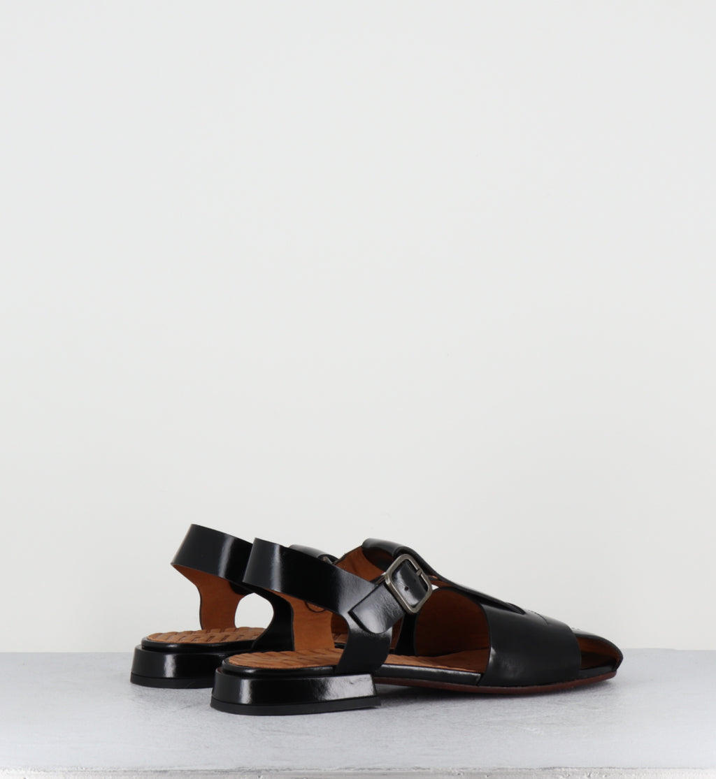 Chaussures méduses en cuir noir - TYCOMAN MACAO NEGRO