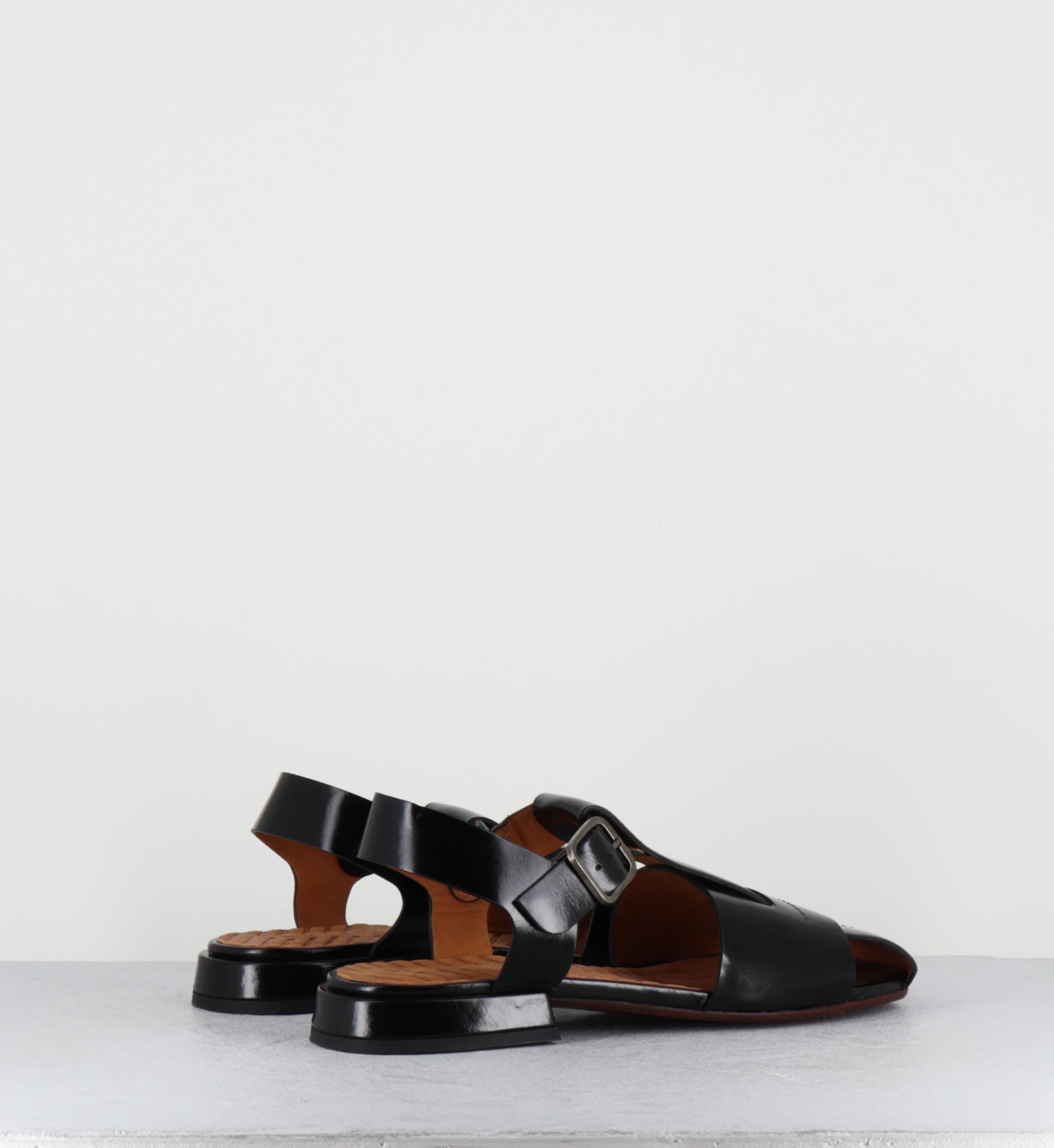 Chaussures méduses en cuir noir - TYCOMAN MACAO NEGRO