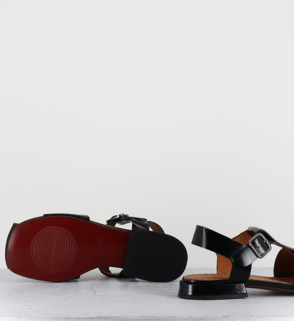 Chaussures méduses en cuir noir - TYCOMAN MACAO NEGRO