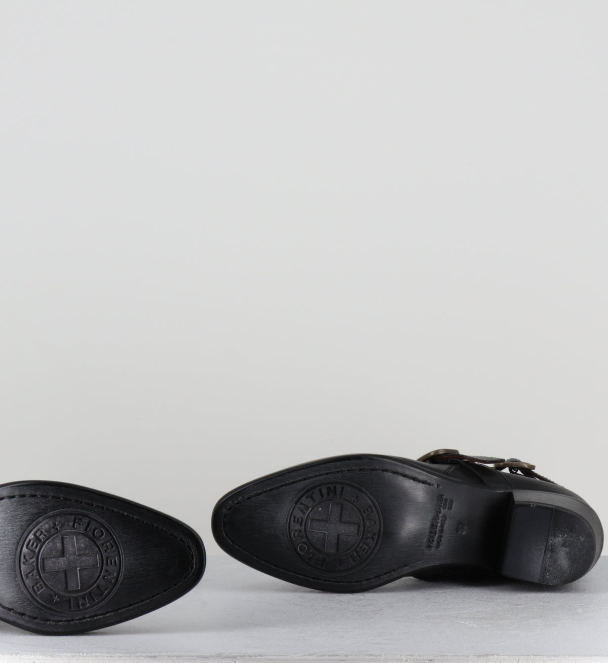 Boots indie sleaze en cuir noir à boucles - MARKD KURNI NERO