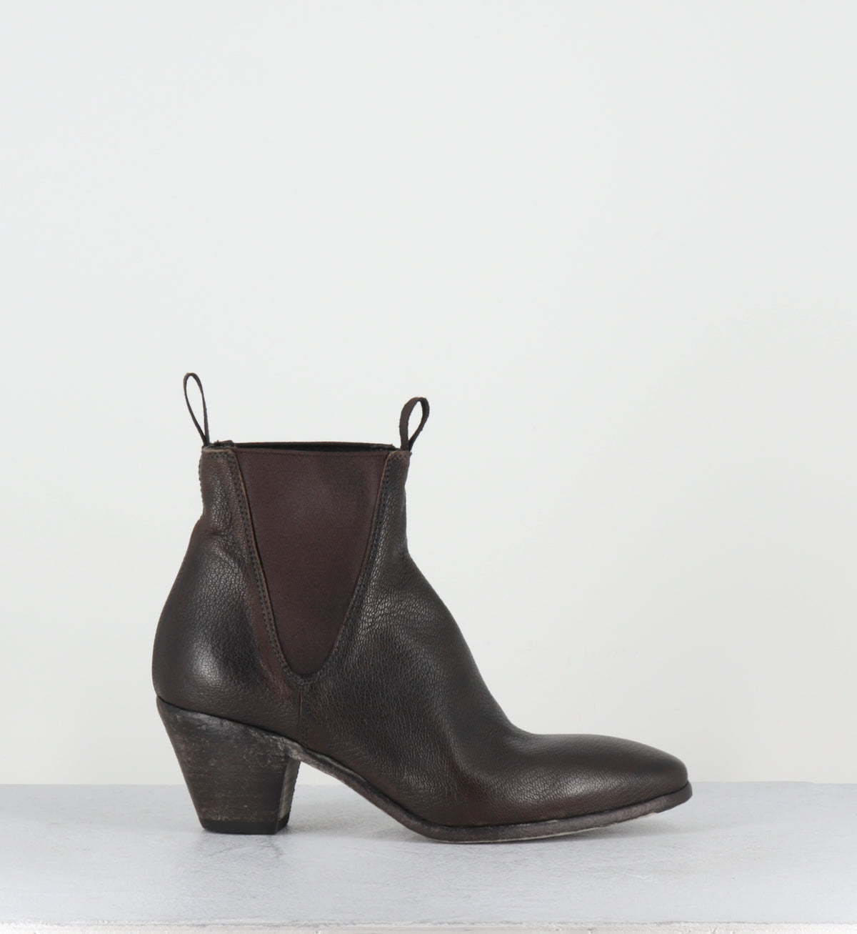 Bottines en cir marron lavé chelsea boots - 51944 PRAIA MILITARE