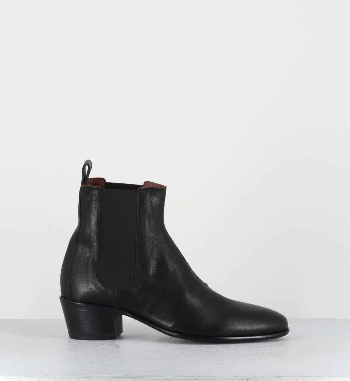 Chealsea boots en cuir noir - MOSTD KURNI NERO