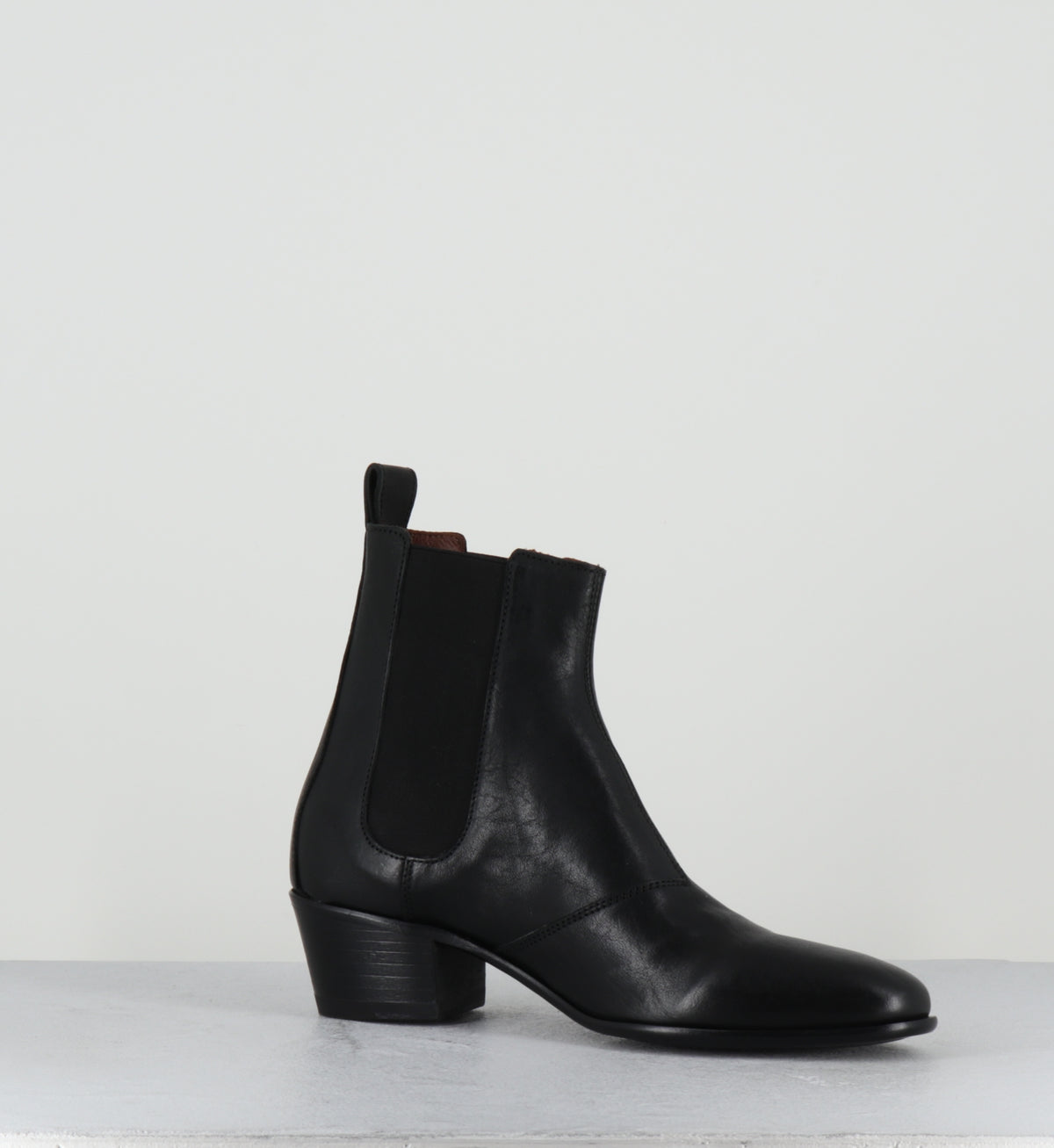 Chealsea boots en cuir noir - MOSTD KURNI NERO
