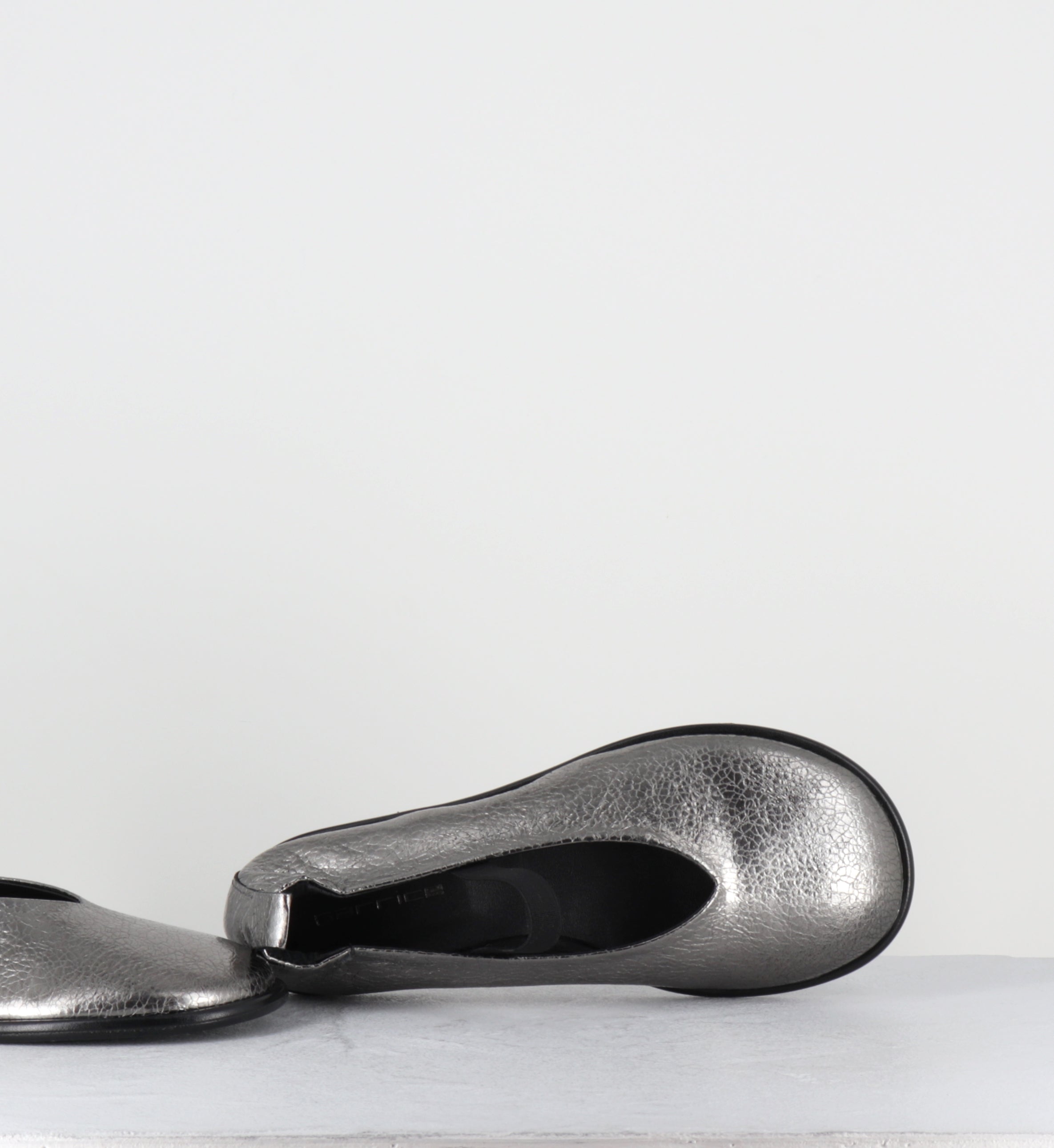 Ballerines à &mastique en cuir argent - ASIA CANNA DI FUCILE