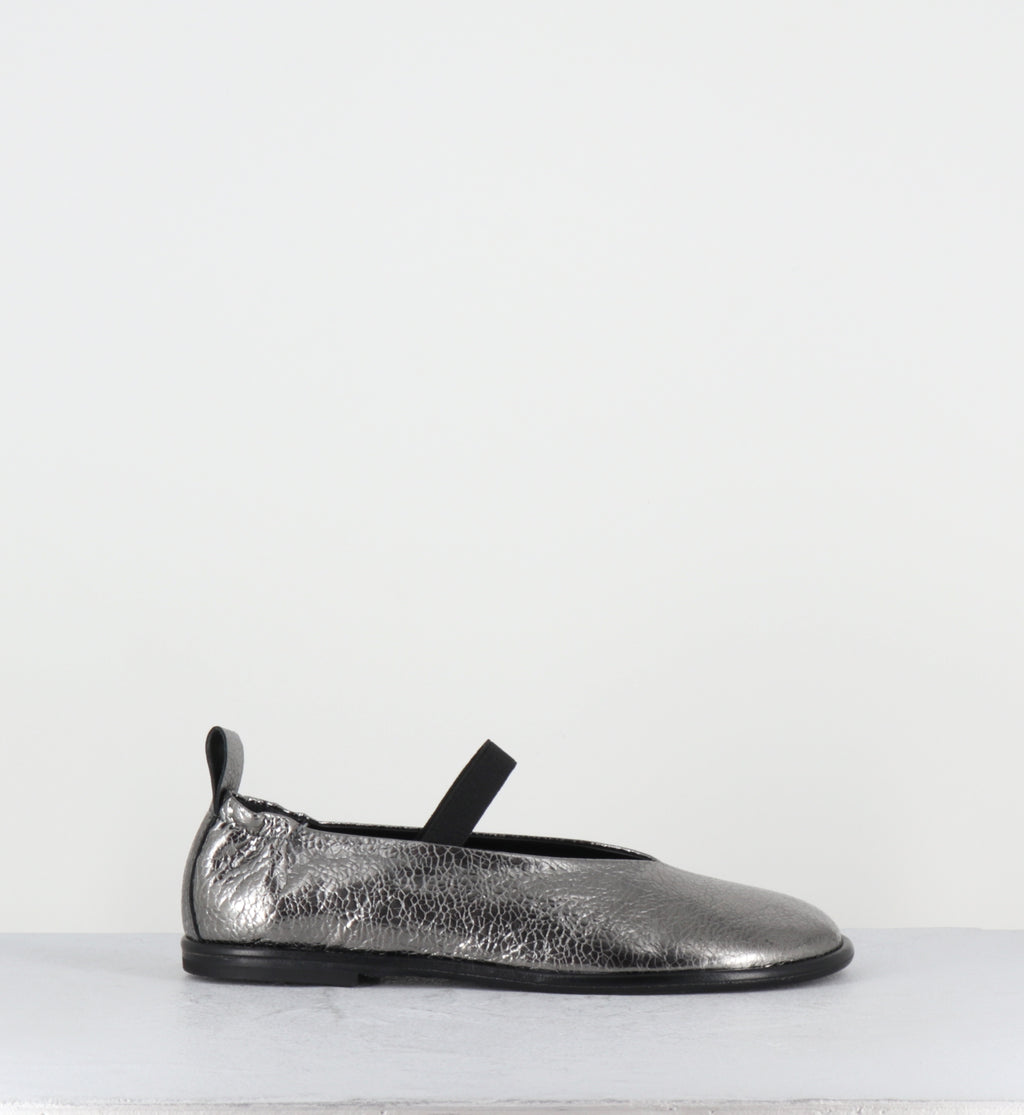 Ballerines à &mastique en cuir argent - ASIA CANNA DI FUCILE