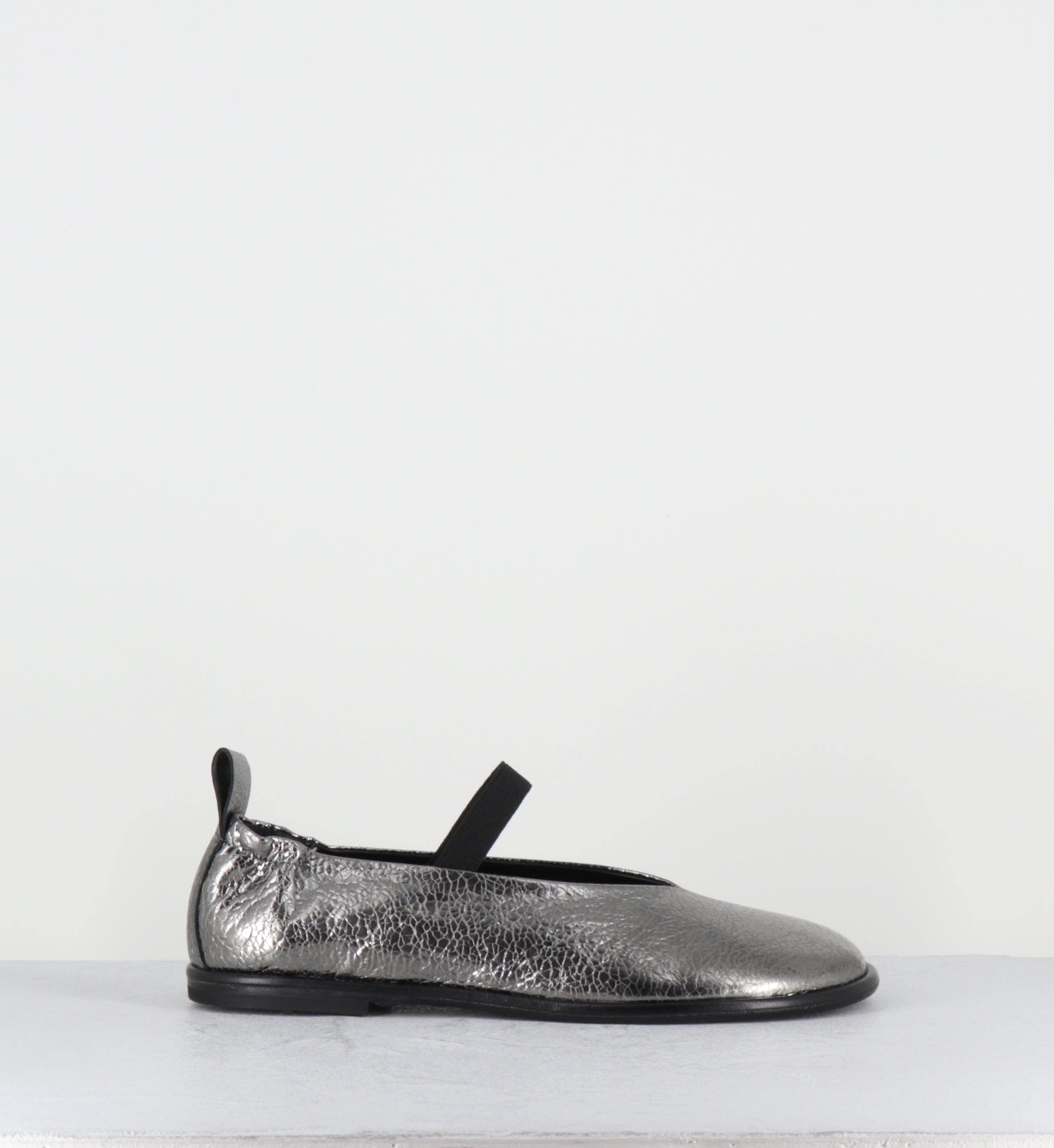 Ballerines à &mastique en cuir argent - ASIA CANNA DI FUCILE
