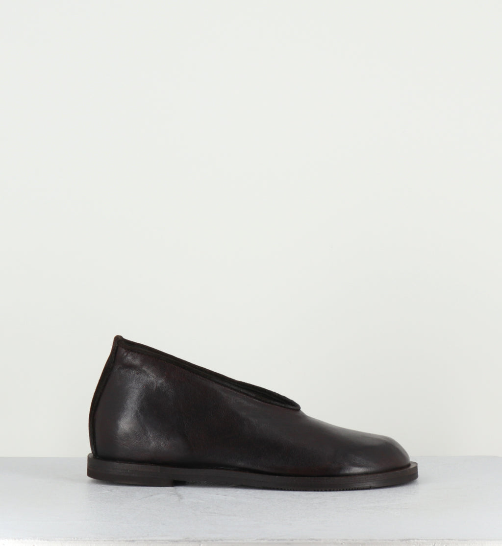 Ballerines en cuir marron compensées - JOLA MISSOURI FONDENTE