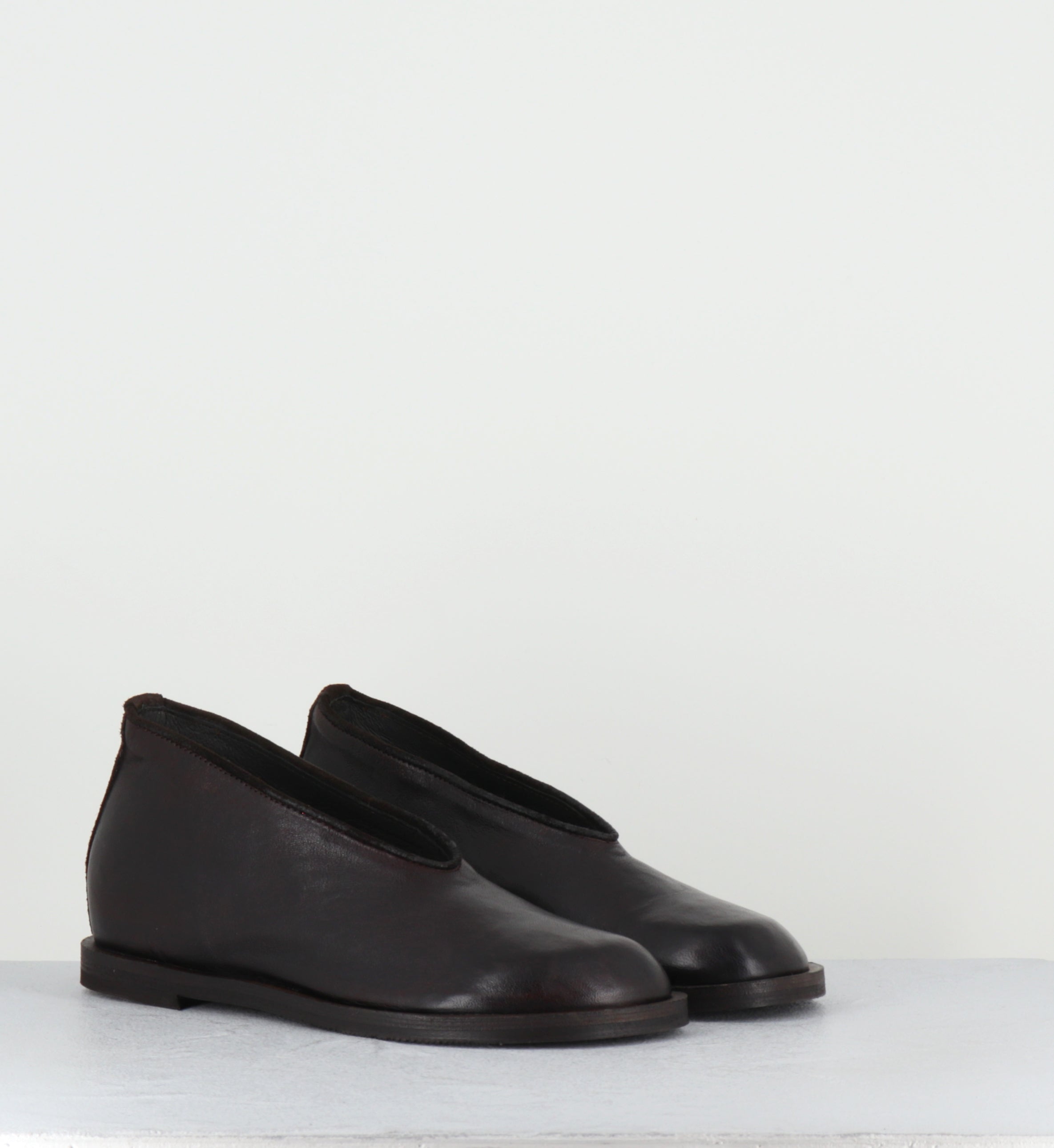Ballerines en cuir marron compensées - JOLA MISSOURI FONDENTE