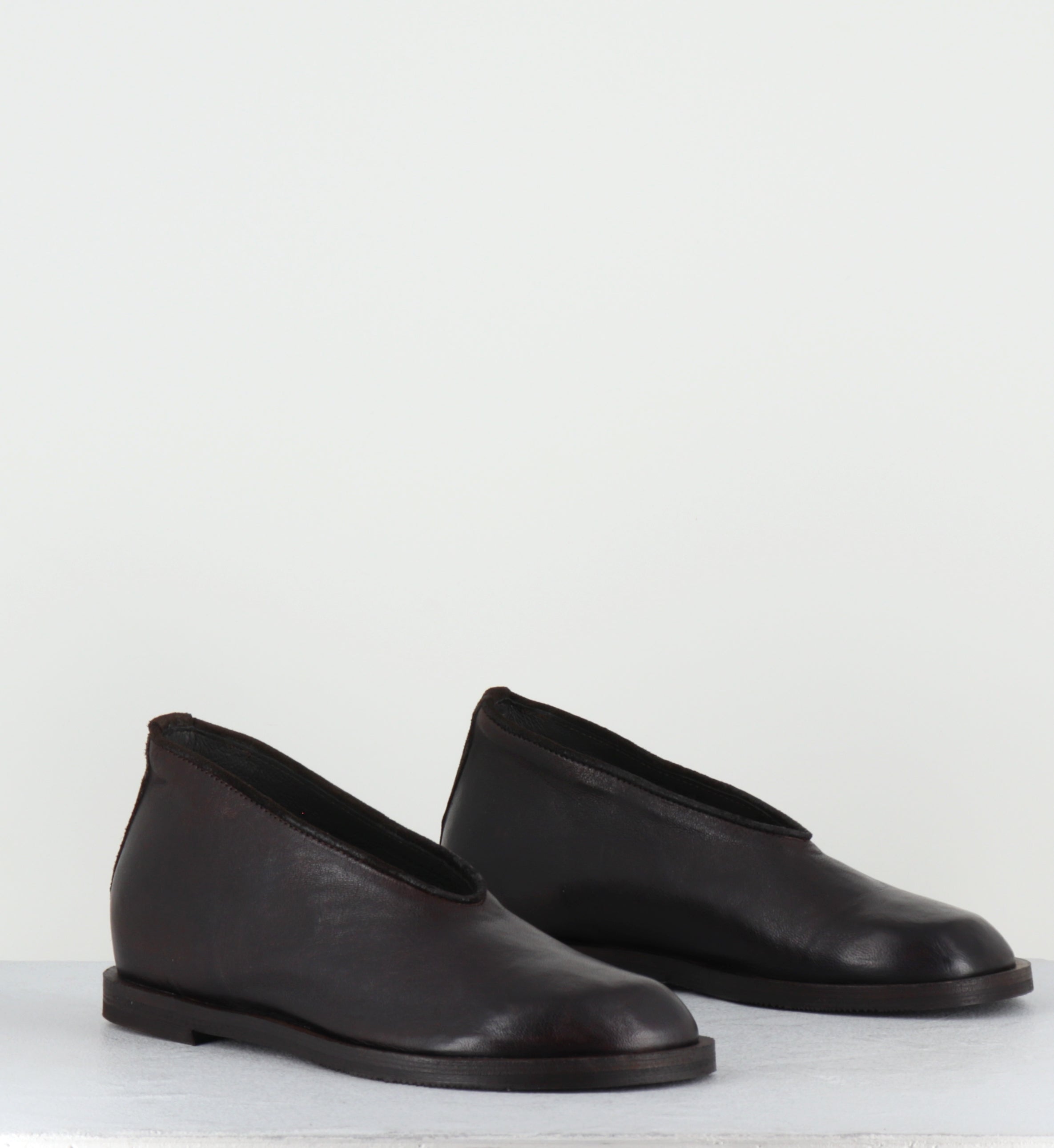 Ballerines en cuir marron compensées - JOLA MISSOURI FONDENTE