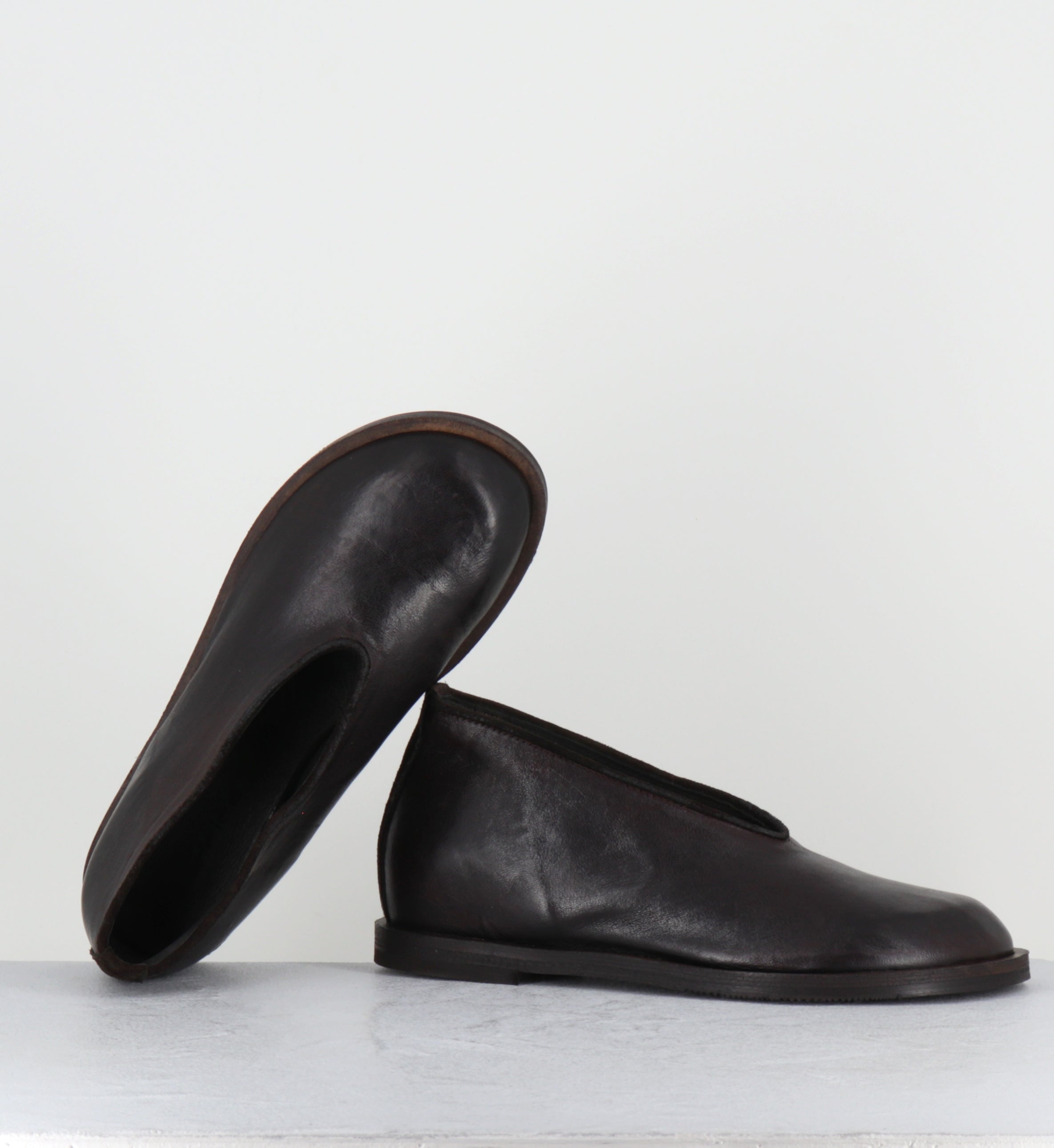 Ballerines en cuir marron compensées - JOLA MISSOURI FONDENTE