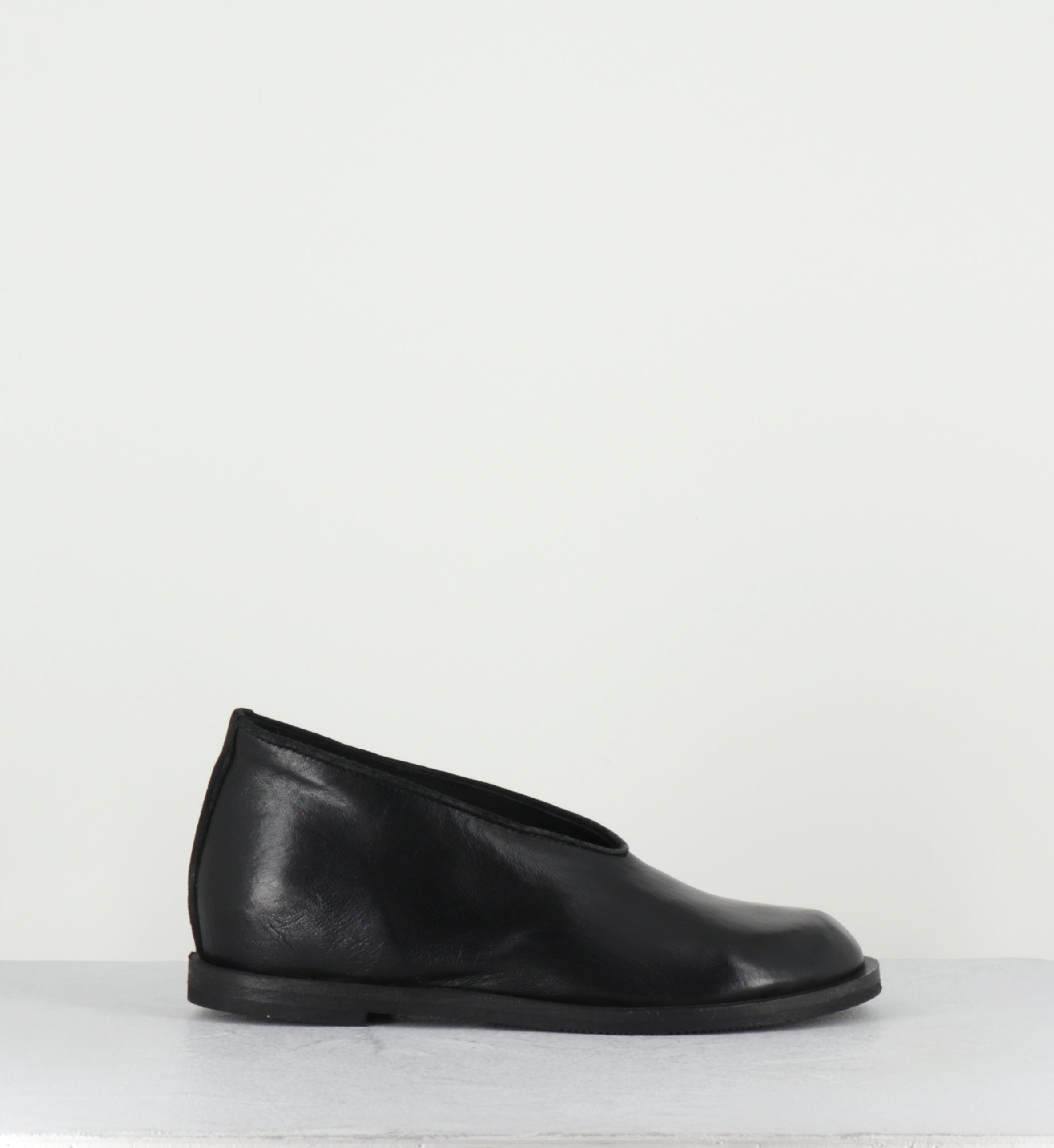Ballerines compensées en cuir noir - JOLA MISSOURI NERO