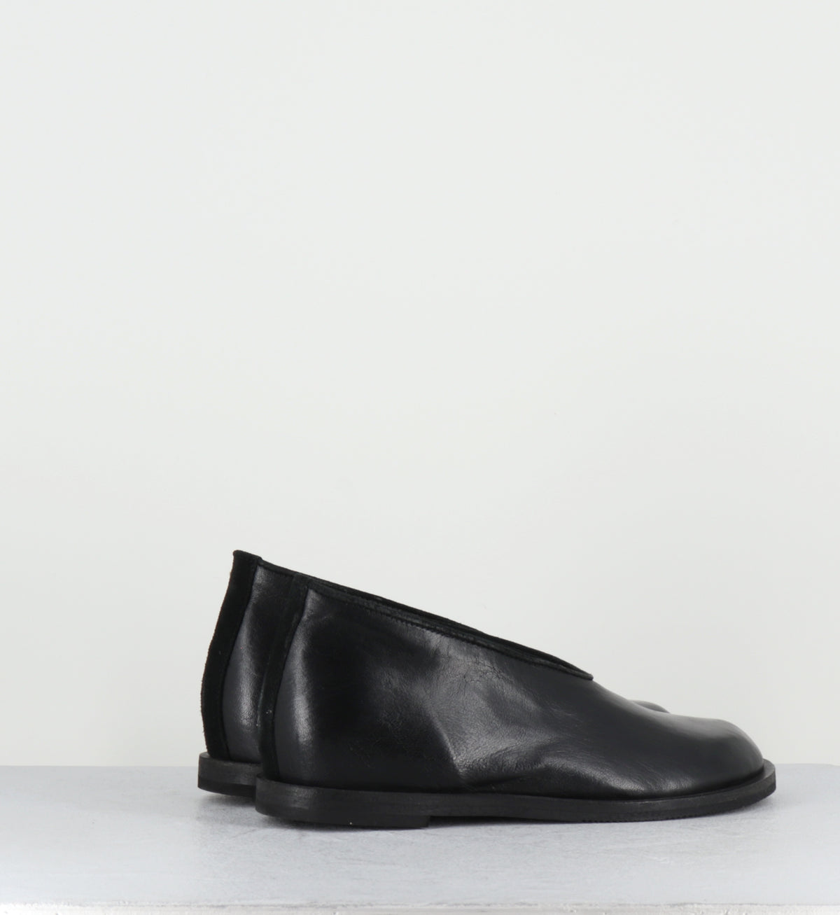 Ballerines compensées en cuir noir - JOLA MISSOURI NERO