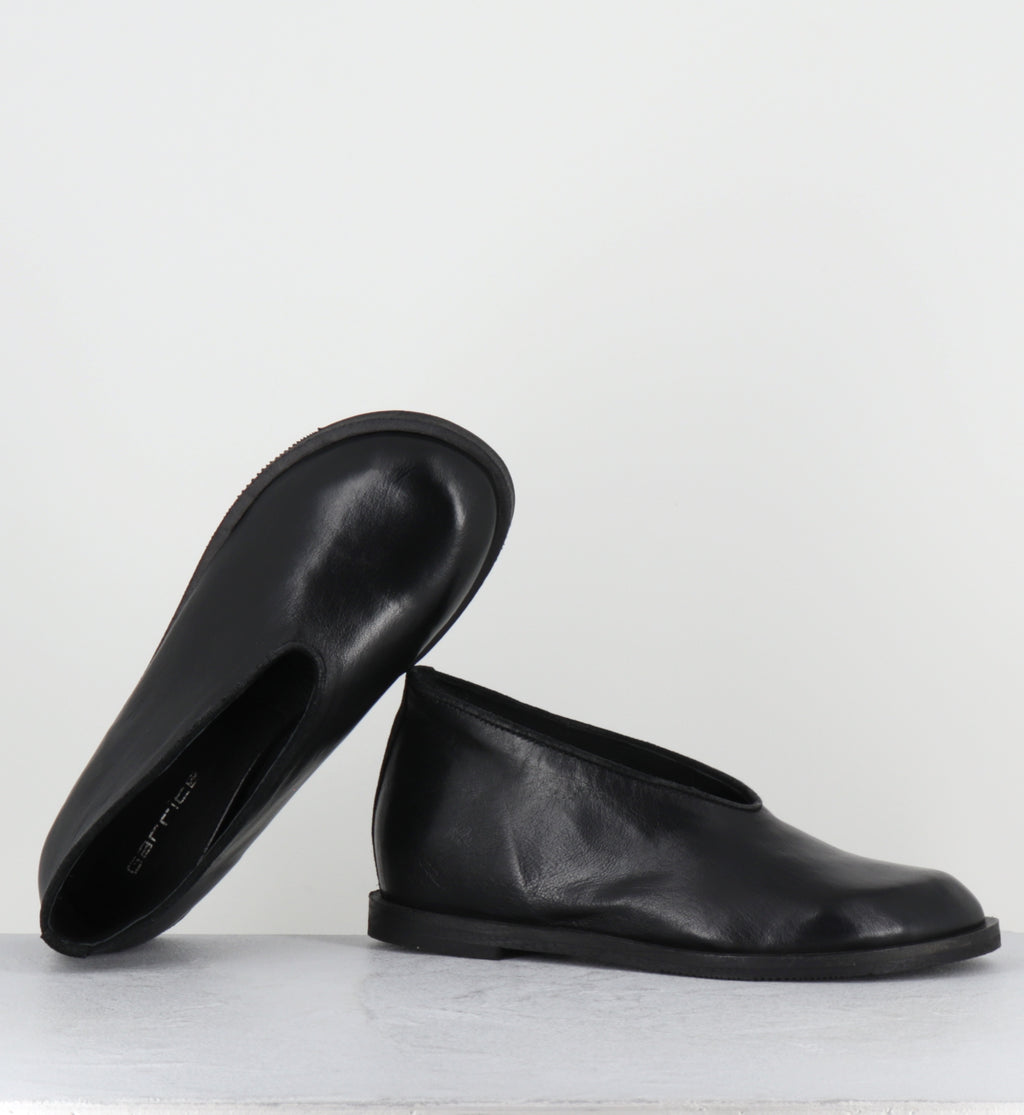Ballerines compensées en cuir noir - JOLA MISSOURI NERO