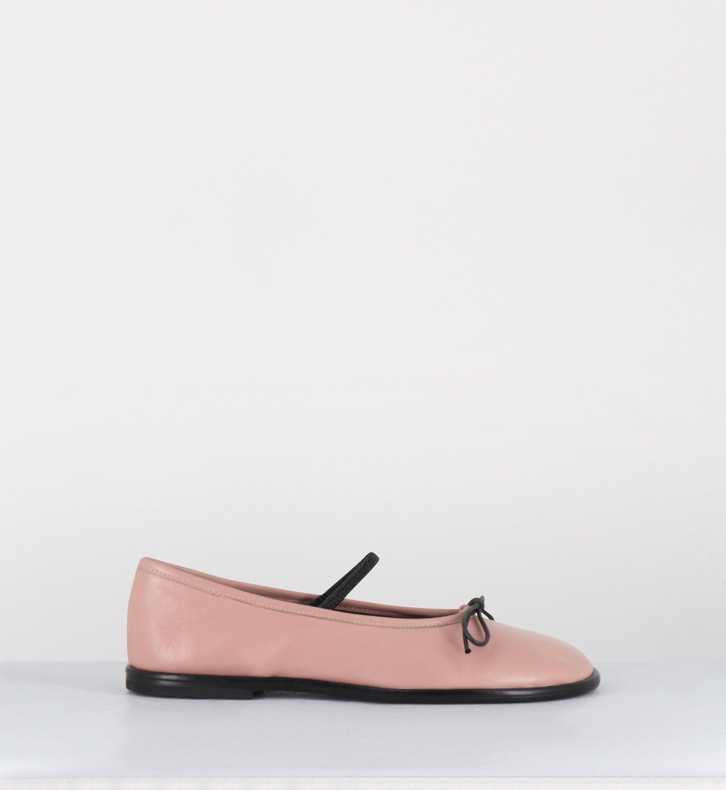 Ballerines en cuir rose à noeud bout rond - DALA GLOW PHARD