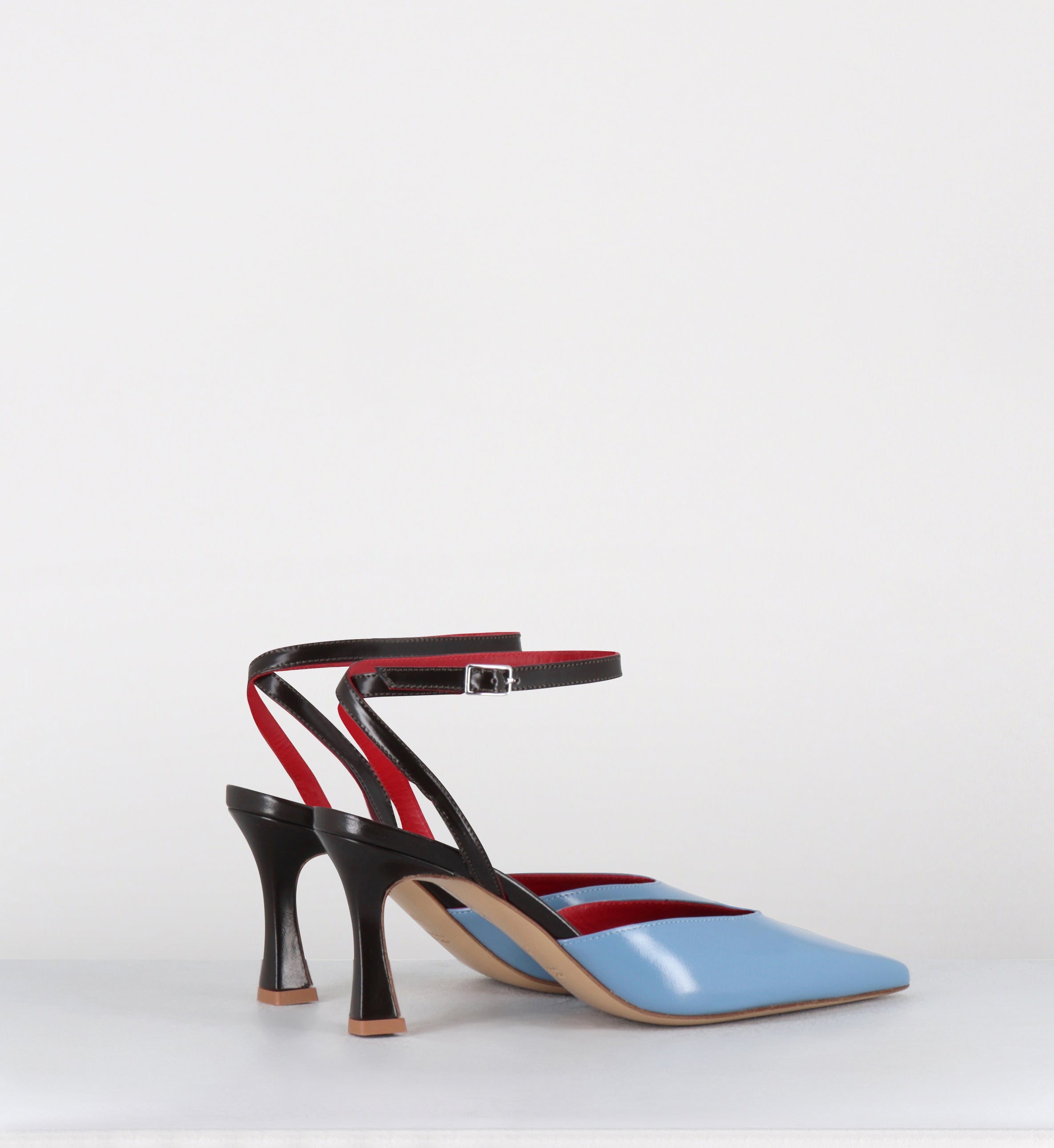 Escarpins pointu en cuir bleu marron - MUST VERLUX JEANS