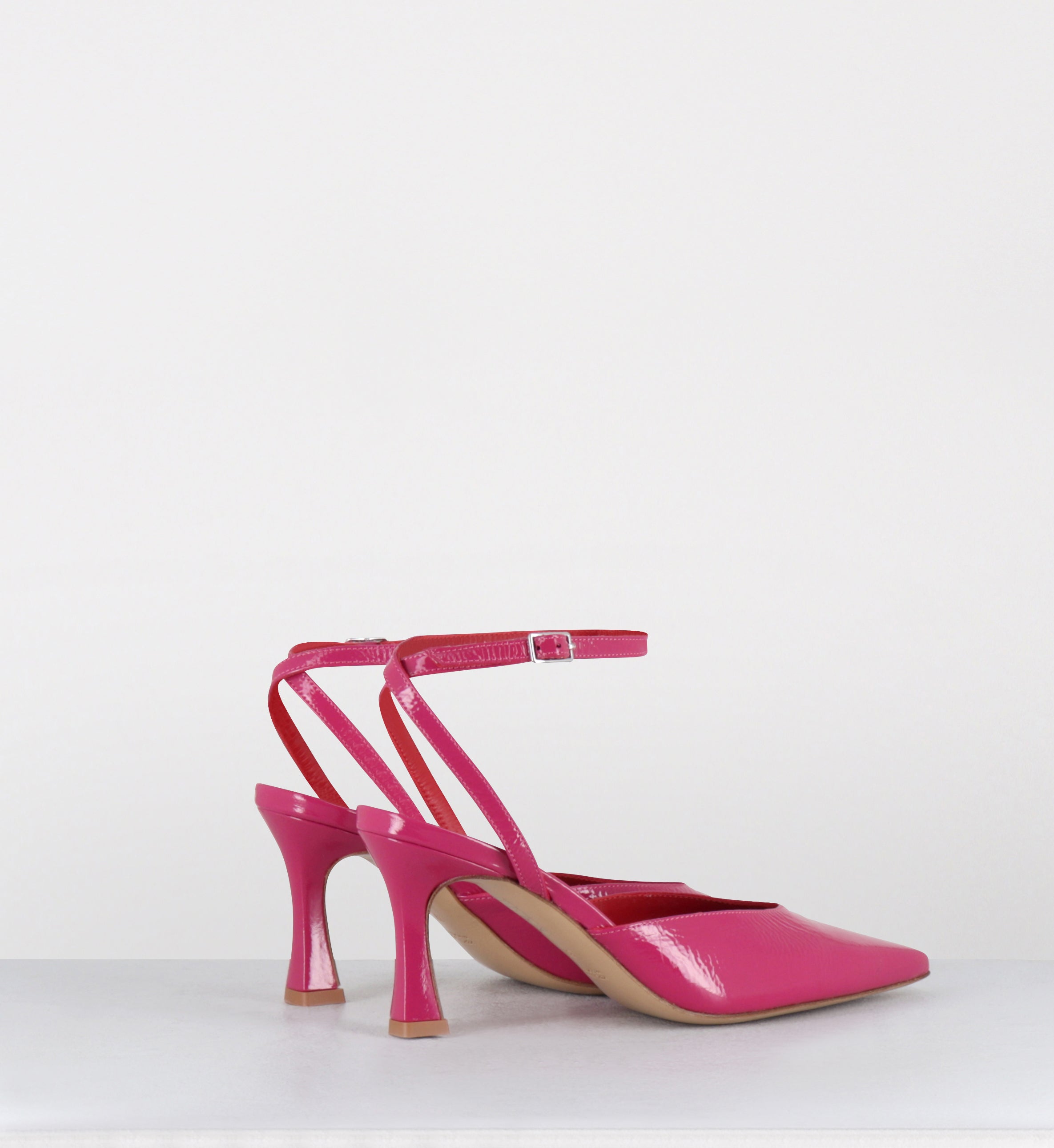 Escarpins bout pointu rose fuchsia - MUST FINISH FUXIA