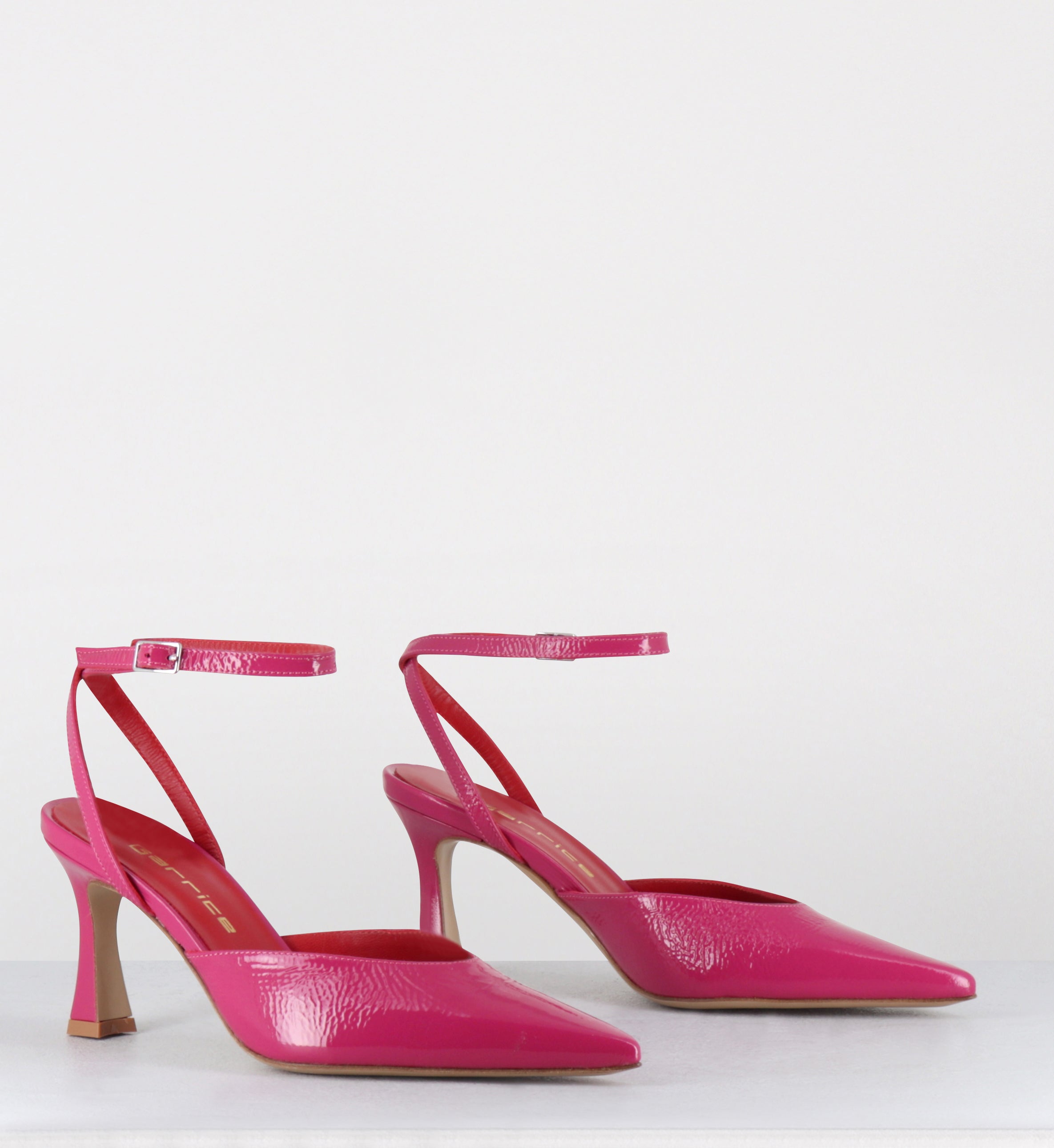 Escarpins bout pointu rose fuchsia - MUST FINISH FUXIA