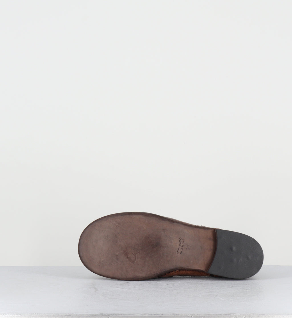 Mocassins en cuir marron - SALAI INTAGLI FONDENTE