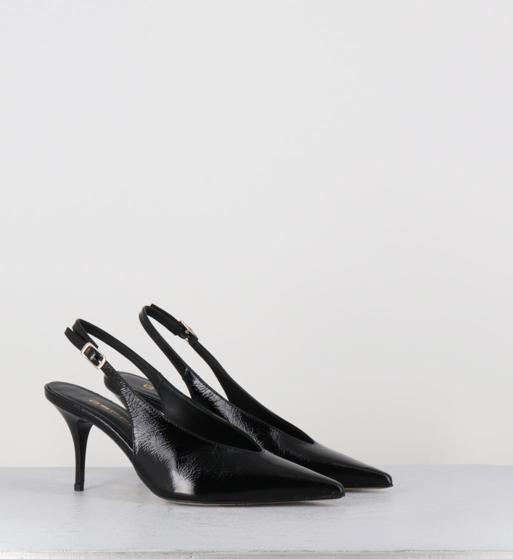Escarpins slingback pointu - ONDIA VERLUX NERO