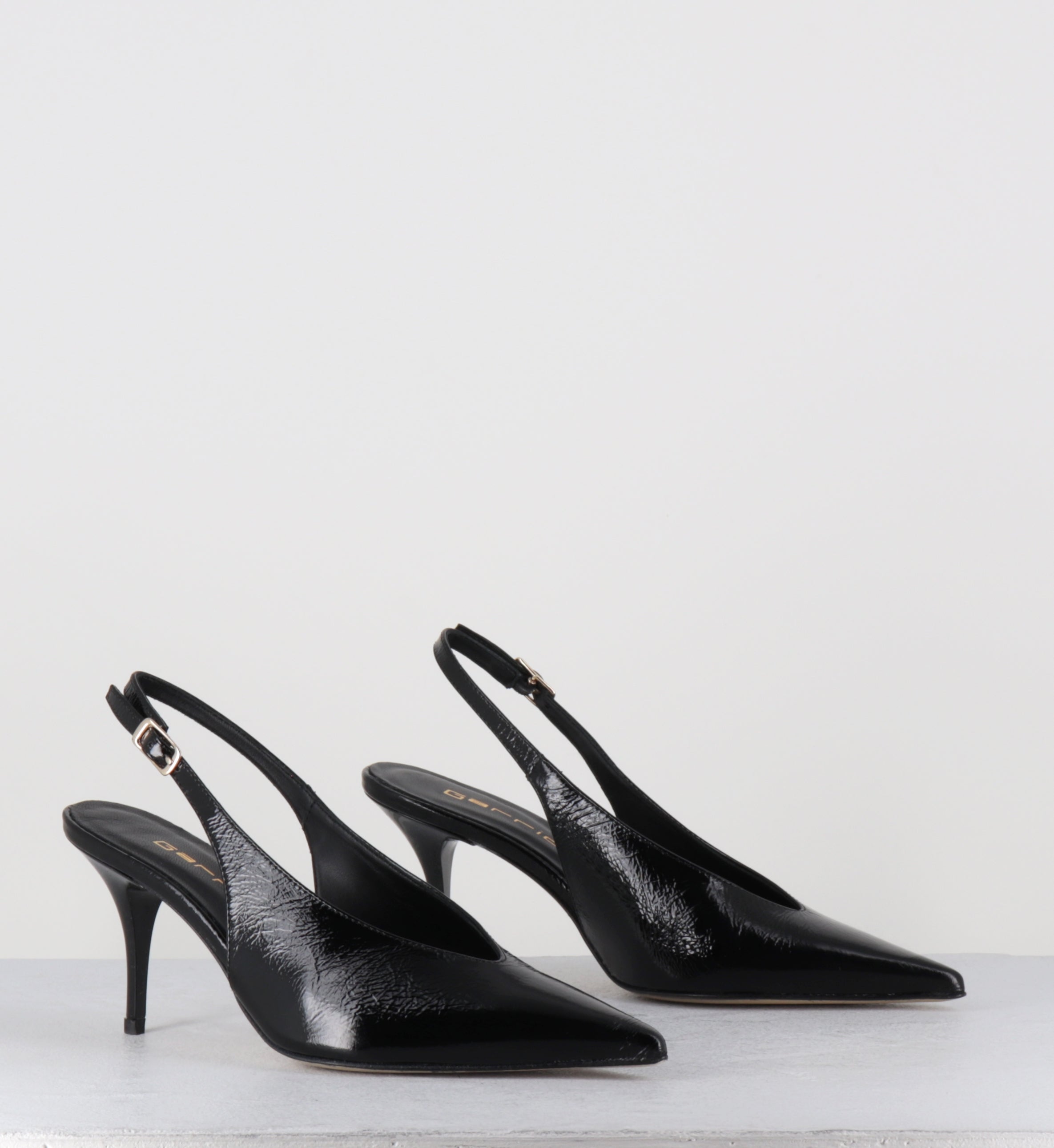 Escarpins slingback pointu - ONDIA VERLUX NERO