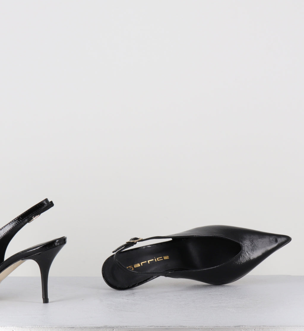 Escarpins slingback pointu - ONDIA VERLUX NERO