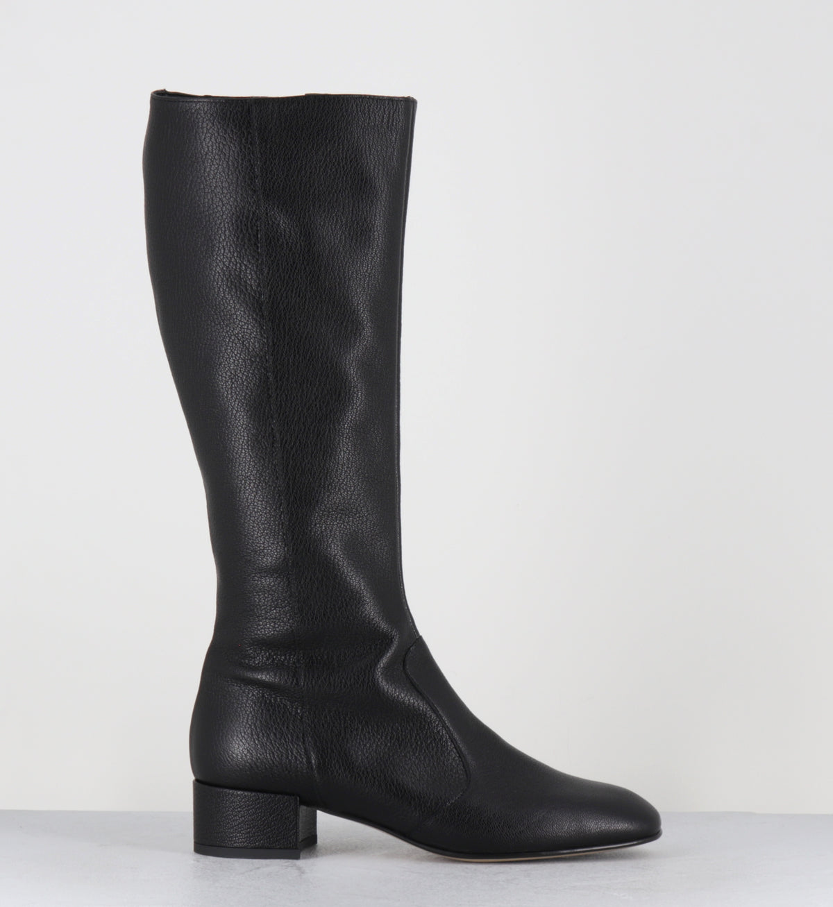 Bottes cuir noir 60s - LATA PECHEL NERO