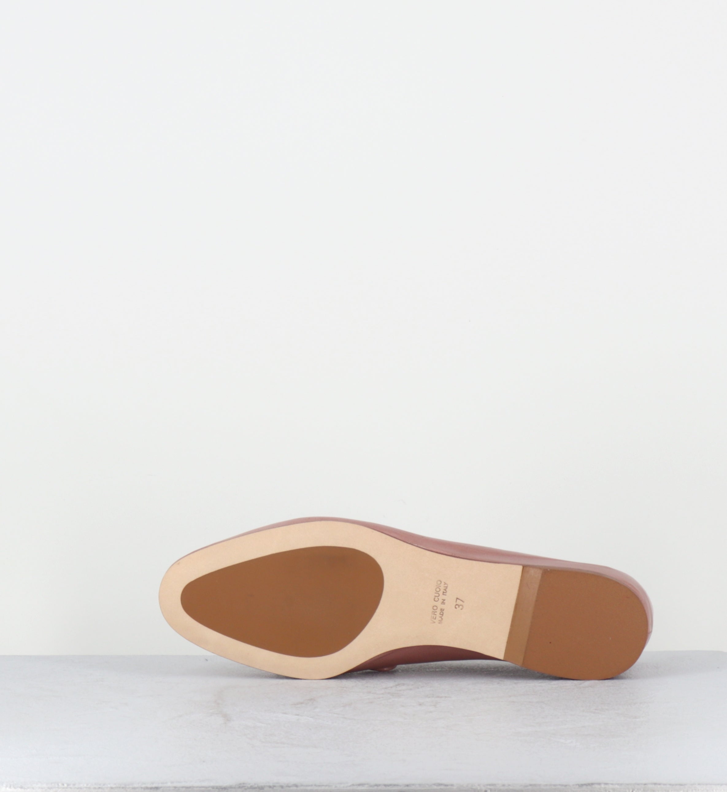 Ballerines en cuir rose poudré -TOSHI NAPPA PINK