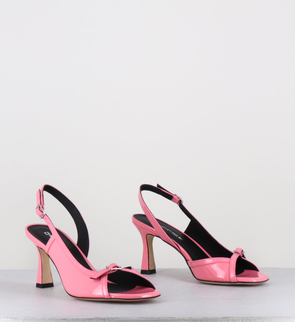 Sandales à talon vernis rose - LARI VERNICE BABY
