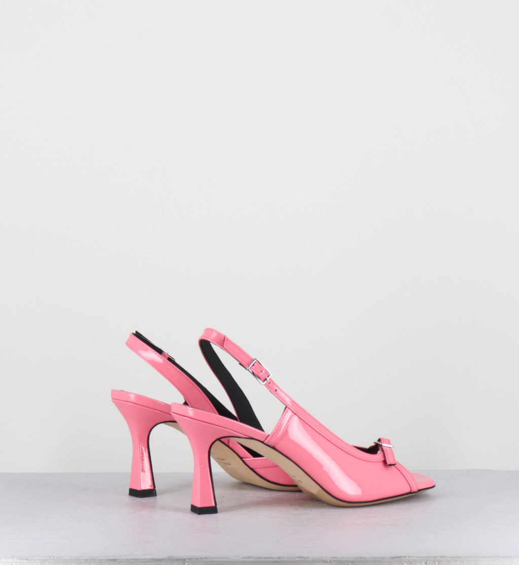 Sandales à talon vernis rose - LARI VERNICE BABY