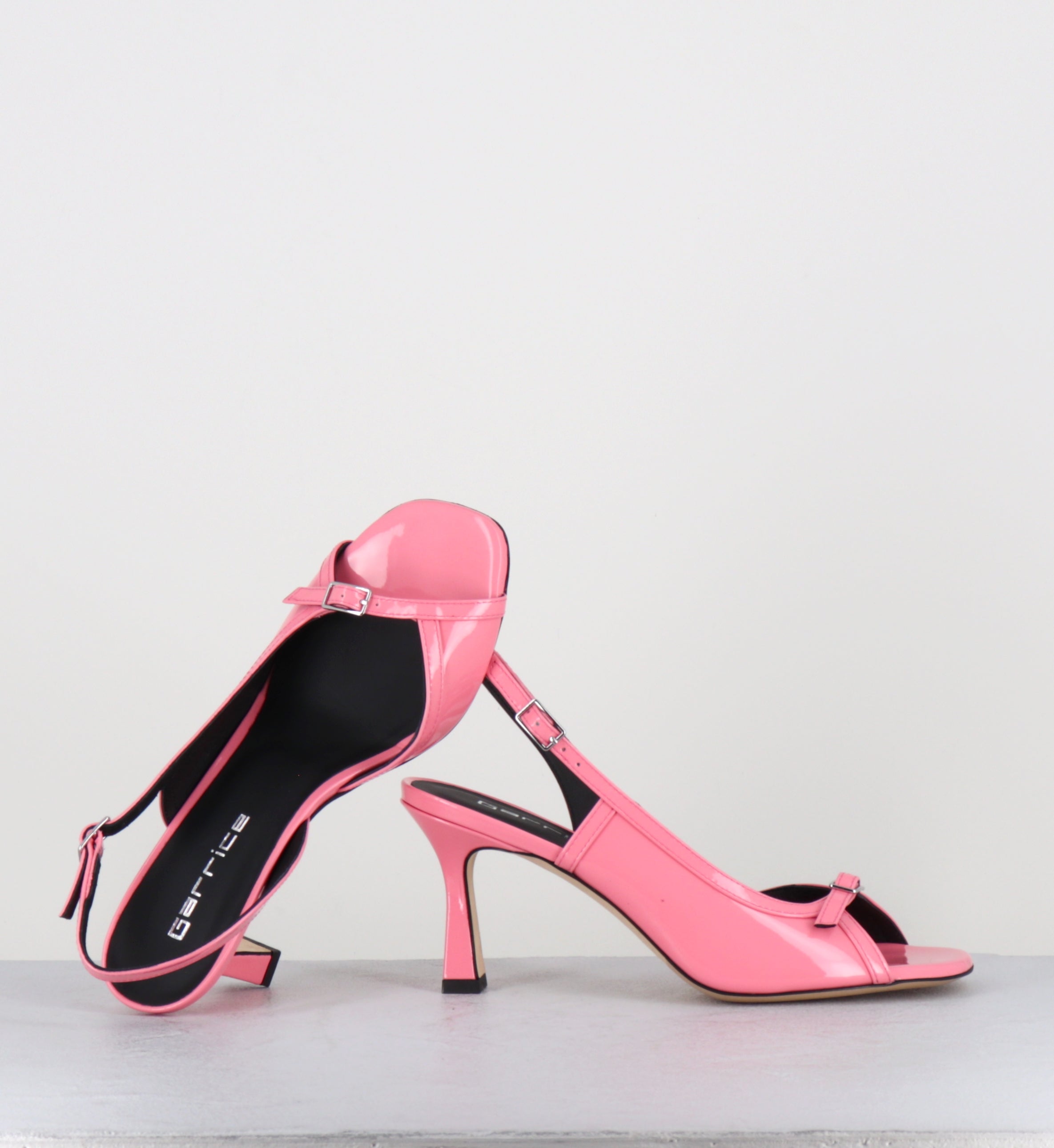 Sandales à talon vernis rose - LARI VERNICE BABY