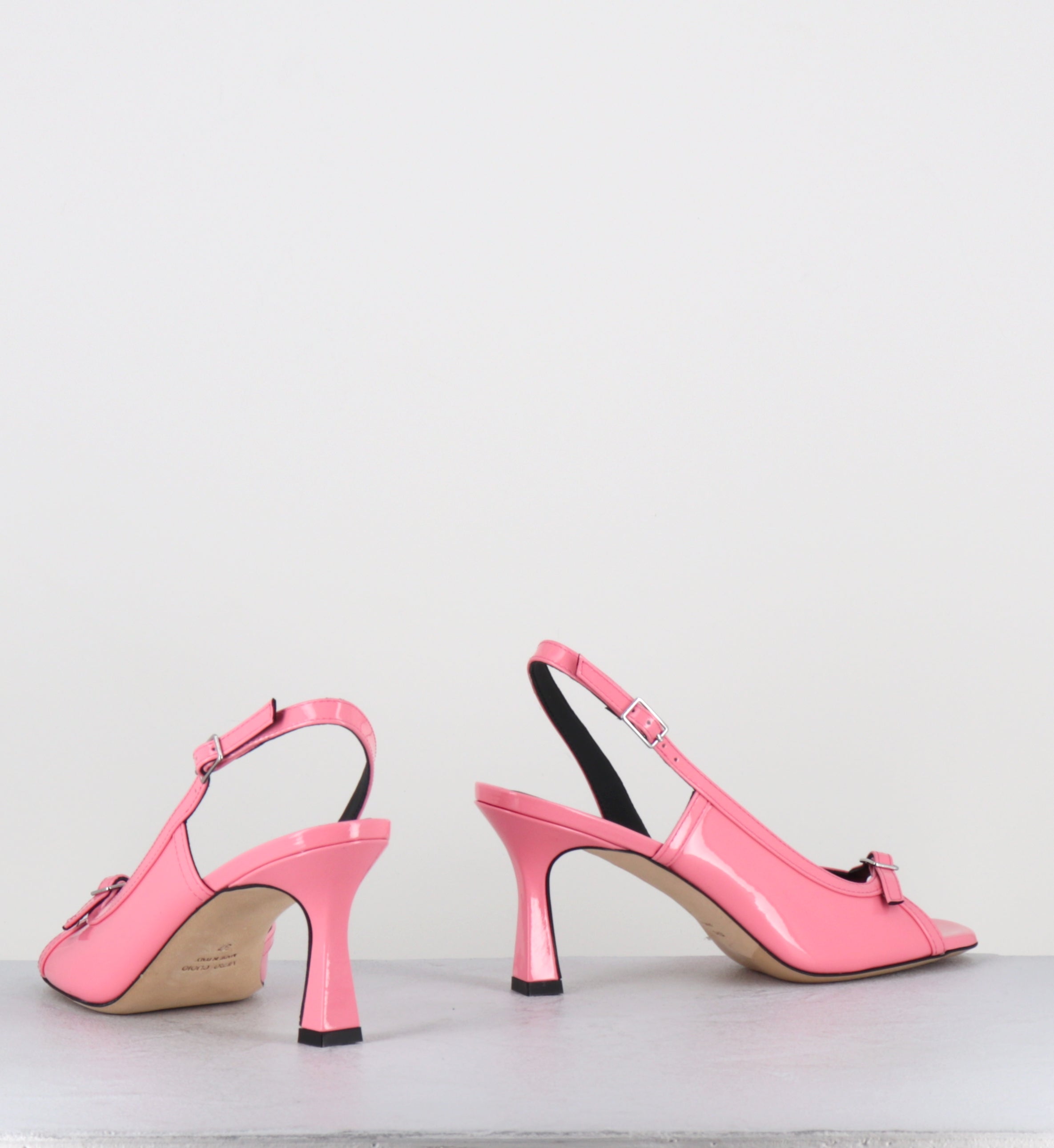Sandales à talon vernis rose - LARI VERNICE BABY