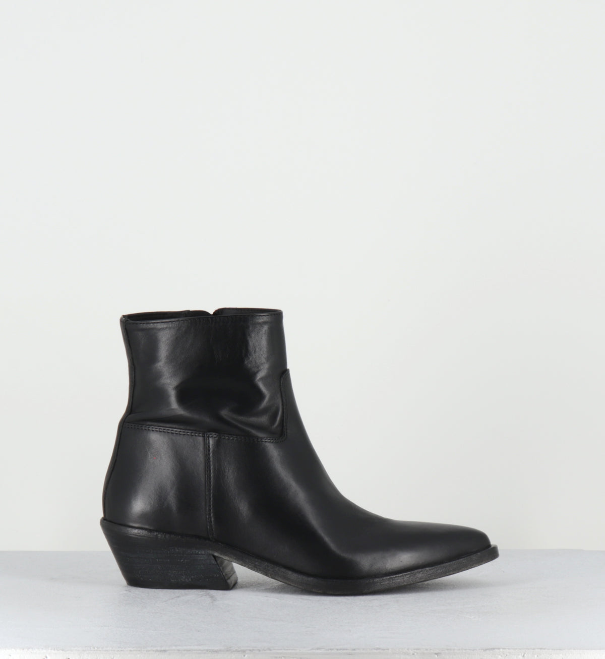 Boots santiags en cuir noir - COLAI ASPORT NERO