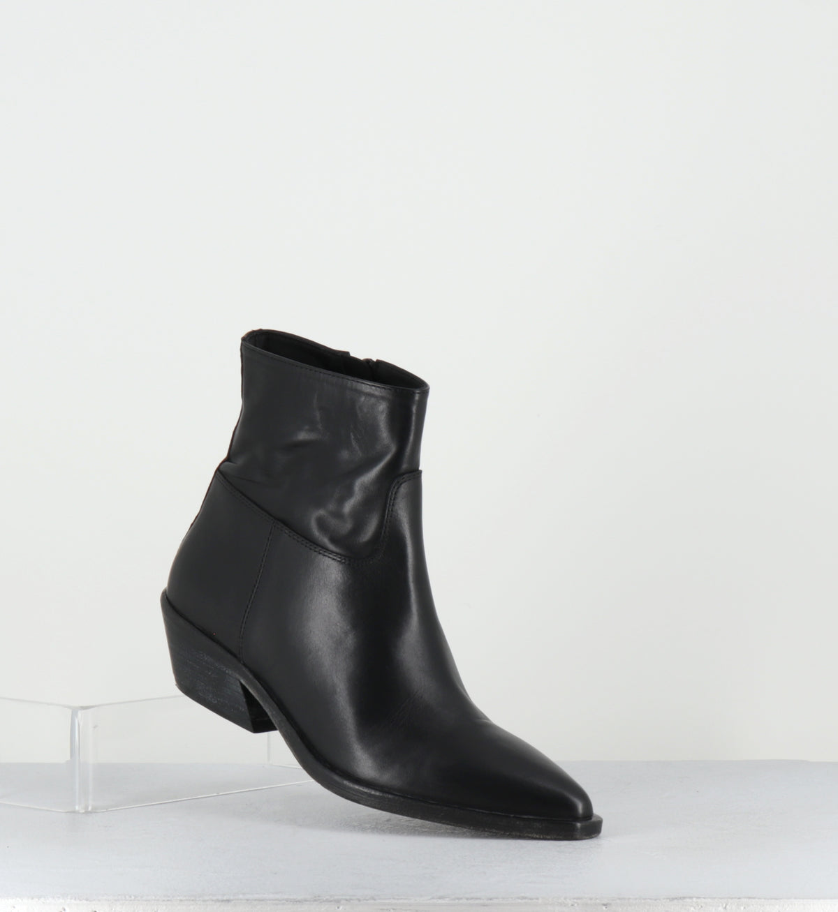 Boots santiags en cuir noir - COLAI ASPORT NERO