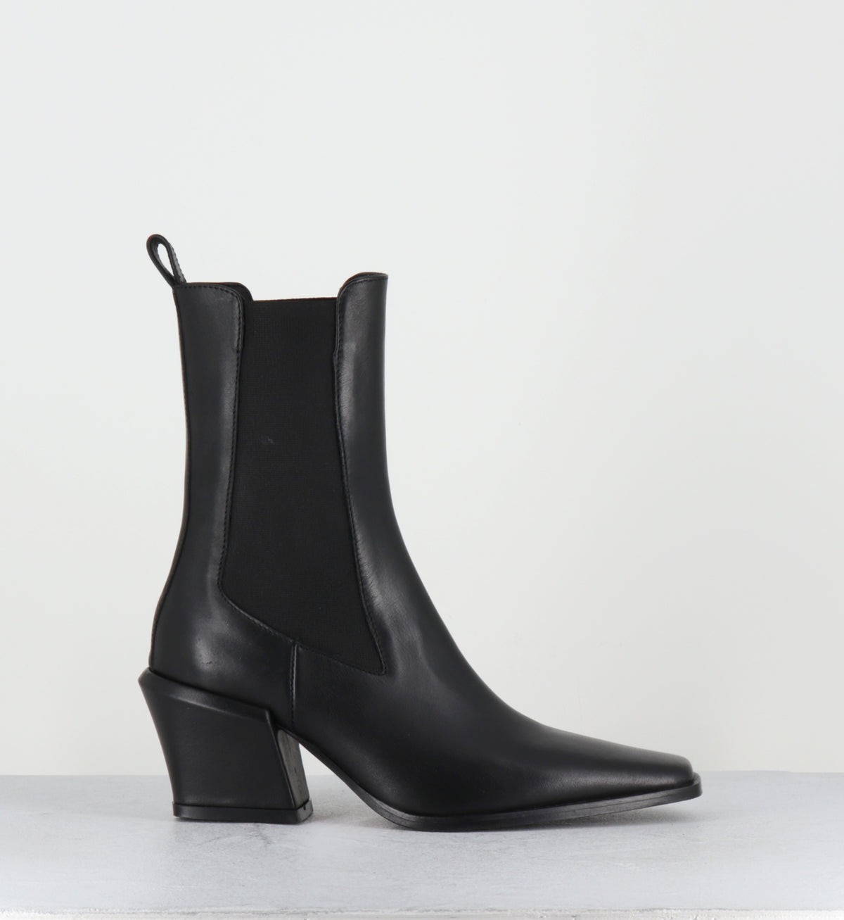 Boots santiags cuir noir - TALIA VITELLO NERO