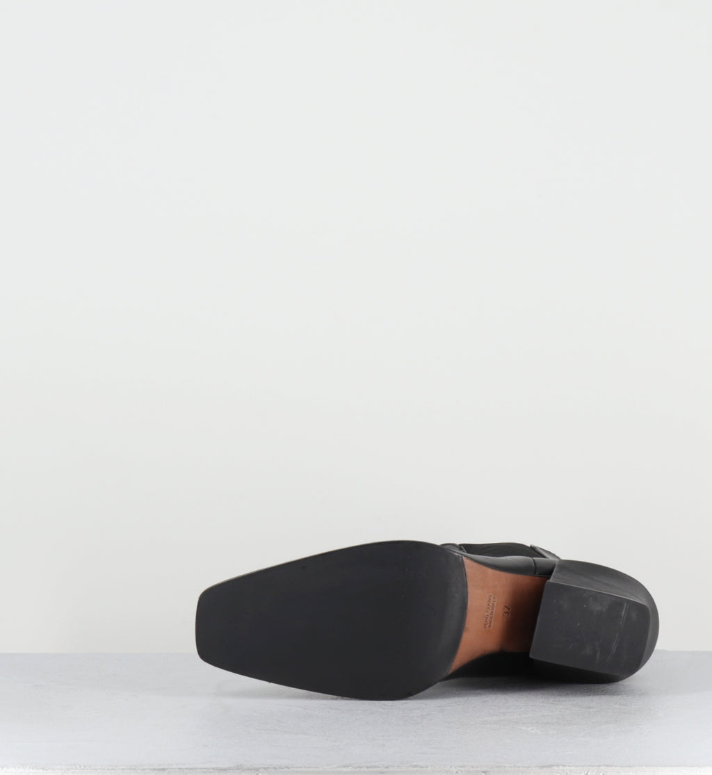 Boots santiags cuir noir - TALIA VITELLO NERO